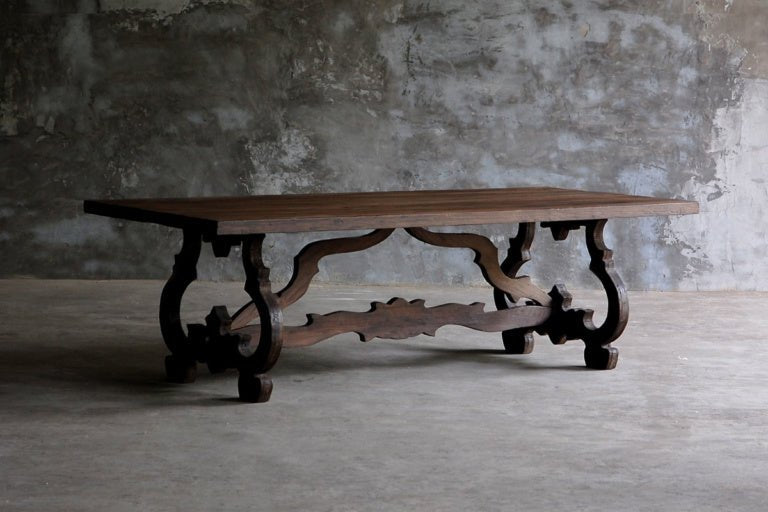 Handmade Black Rectangular Dining Table - Solid Wood Large Farmhouse Dining Table for 6-8 People | Perfect for Family Gatherings, Dinner Parties & Modern Farmhouse Decor
