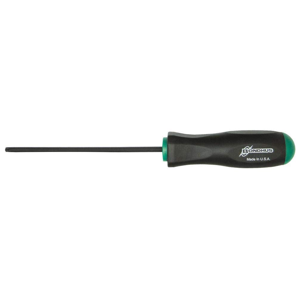 Bondhus 75527 T27 ProHold Star Tip Screwdriver with ProGuard Finish - 5.8 Inch Professional Torx Screwdriver for Electronics, Automotive & DIY Projects - Perfect for Precision Repair Work on Phones, Laptops & Small Appliances