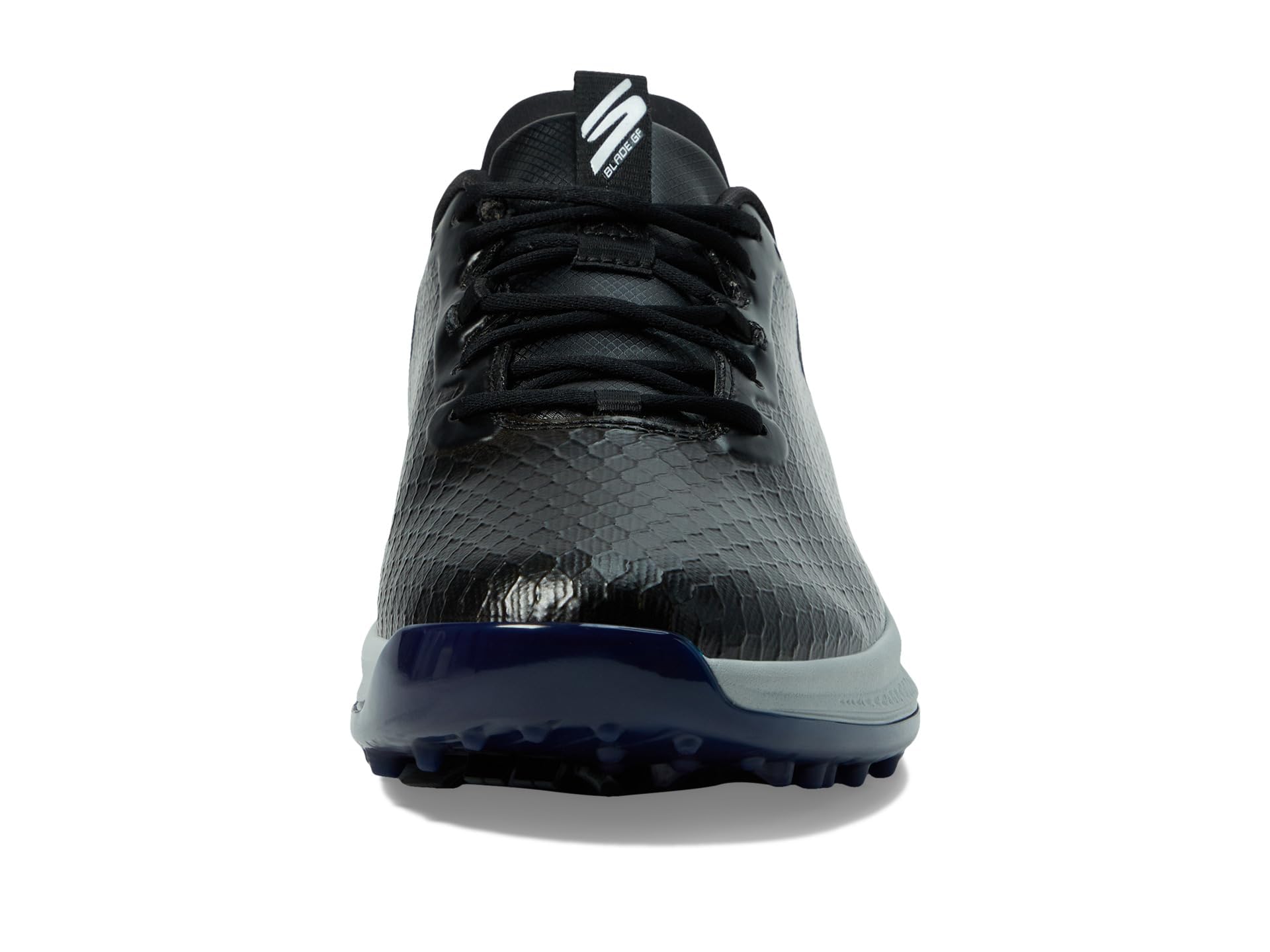 Skechers Men's Go Golf Blade Slip-On Golf Shoes - Black - UK 7.5 | Waterproof & Comfortable Spikeless Golf Footwear for Walking Courses | Perfect for Golfers, Driving Range & Casual Wear