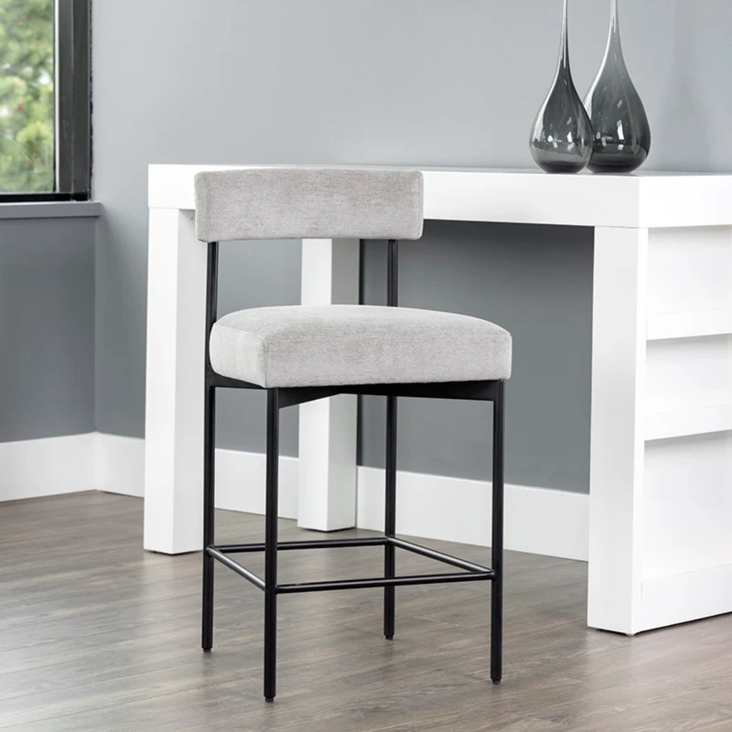 Exude Polo Club Stone Indoor Counter Stool - 24