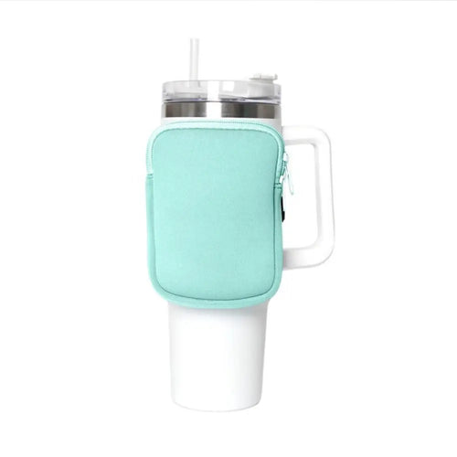 Neoprene Water Bottle Holder for Stanley Quencher 40oz & 20oz - Insulated Sleeve for Adventure, Hiking, Gym & Outdoor Activities