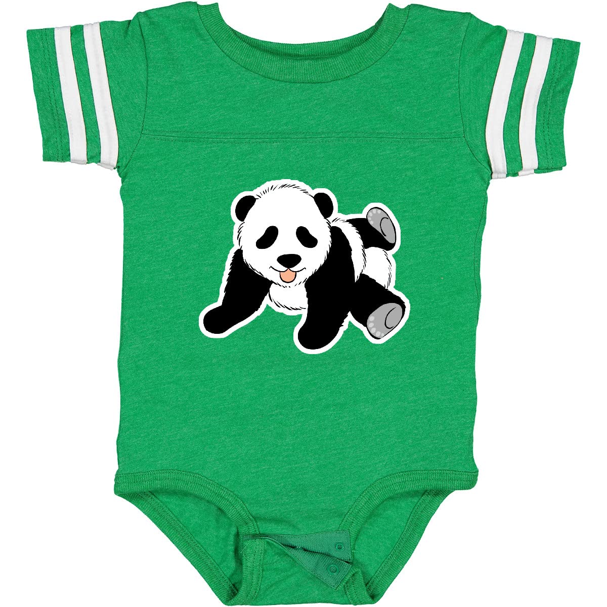 Inktastic Baby Panda Playing Cute Infant Bodysuit - Soft Cotton Onesie for Newborns & Toddlers - Perfect for Playtime, Daycare & Family Photos