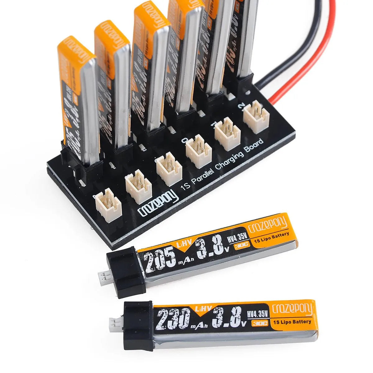 Crazepony 1S LiPo Battery Charging Board - Compact USB Charger for RC Drones, Quadcopters & DIY Electronics Projects | Perfect for Hobbyists and Remote Control Enthusiasts