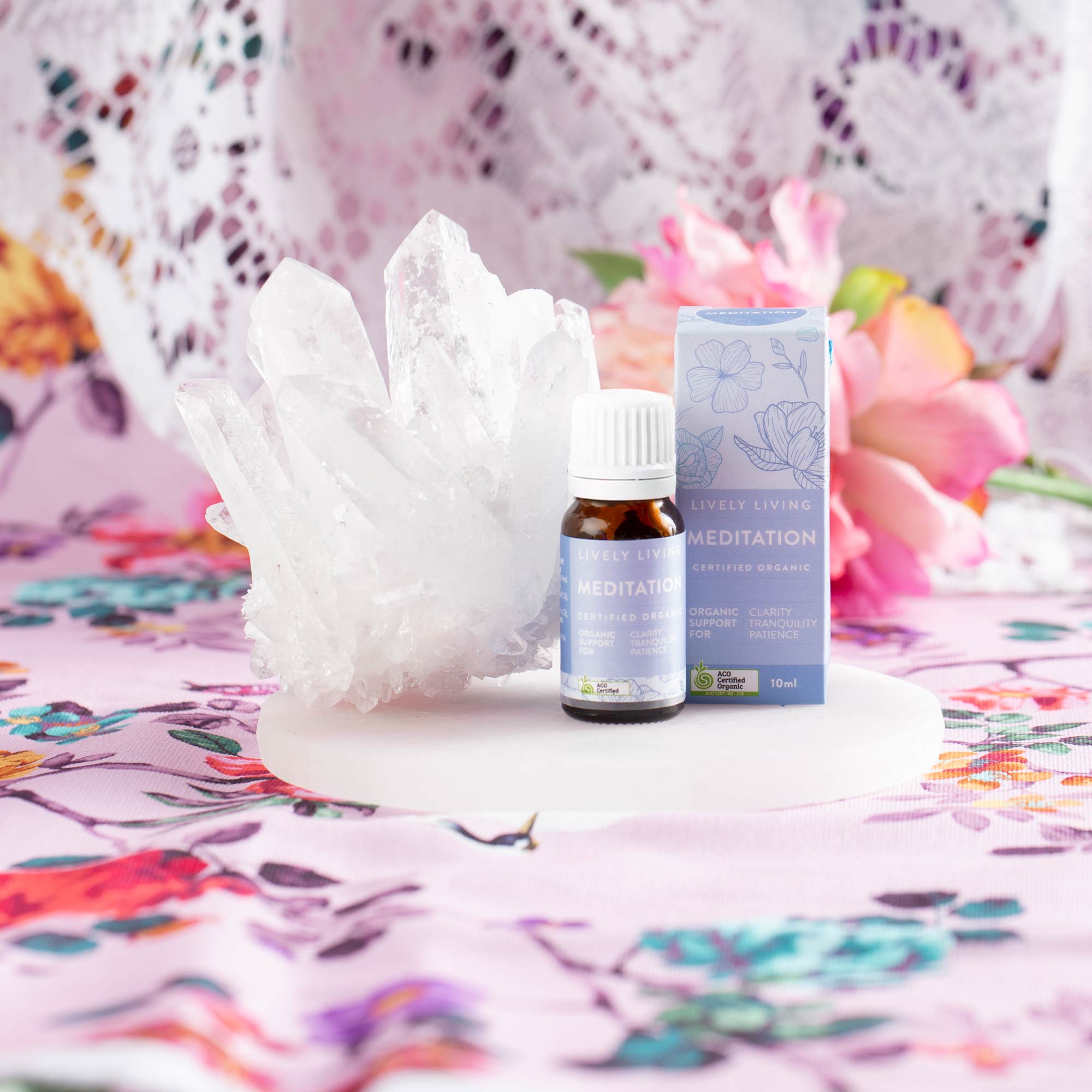 10ml Organic Essential Oil for Meditation & Relaxation - Aromatherapy for Stress Relief, Yoga, and Mindfulness Practices