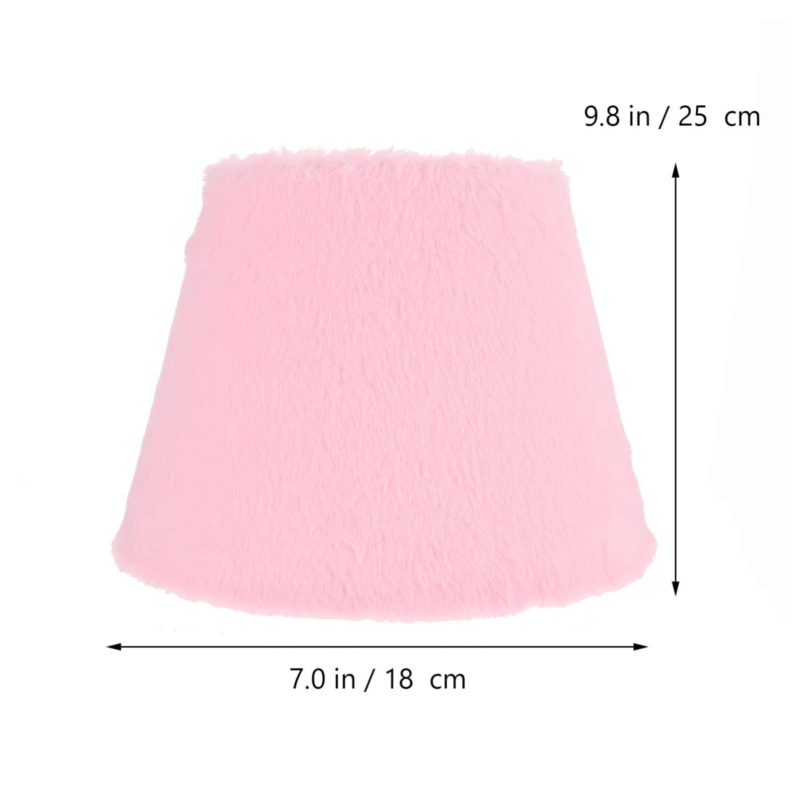 OSALADI Table Lampshade & Chandelier Pendant Light Cover - E27 Plush Ceiling Lamp Shade for Home, Cafe, Bedroom Decor - Perfect for Ambient Lighting in Living Rooms, Restaurants, and Cozy Spaces