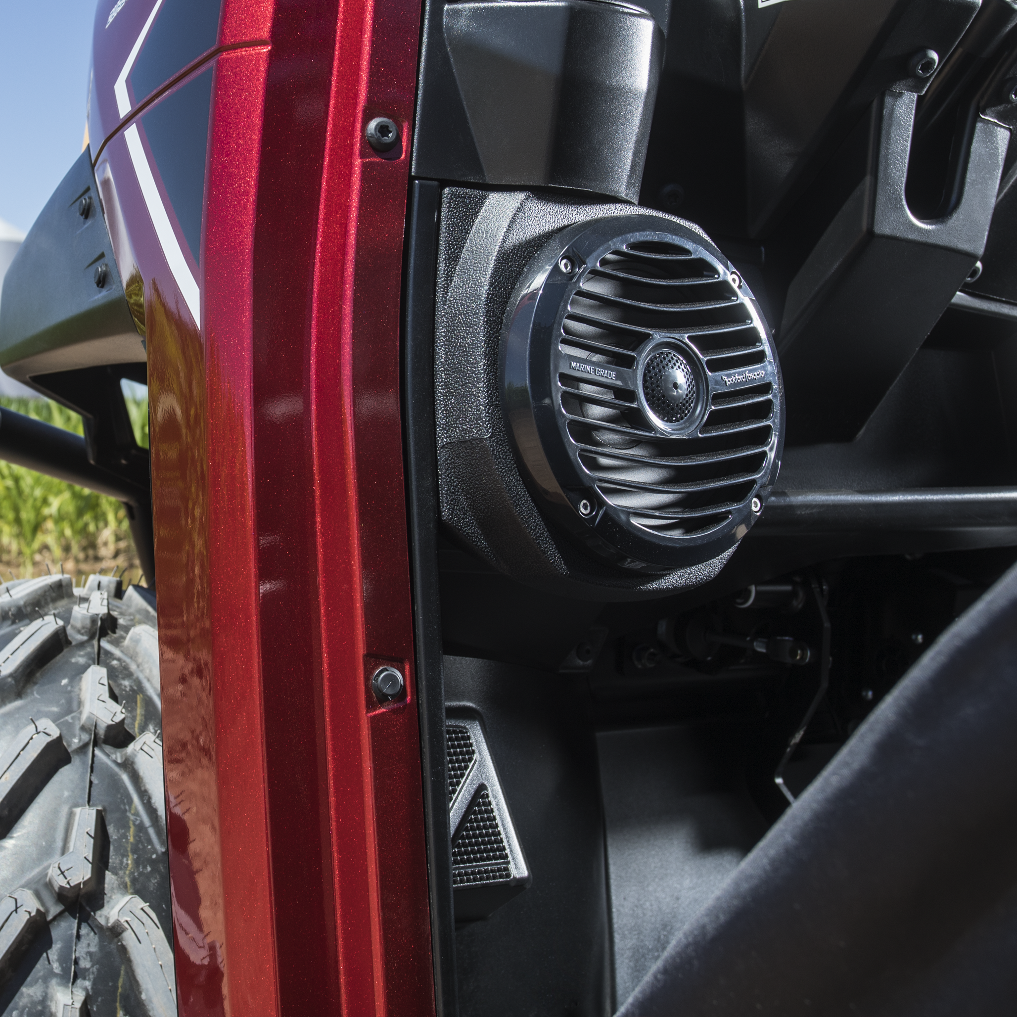 400W Complete Stereo System Kit for Polaris RANGER® Gen 1 (2015-2017 Models) - Includes Front Lower Speakers, Rear Speakers & Subwoofer | Perfect for Off-Road Adventures, Hunting & Outdoor Entertainment