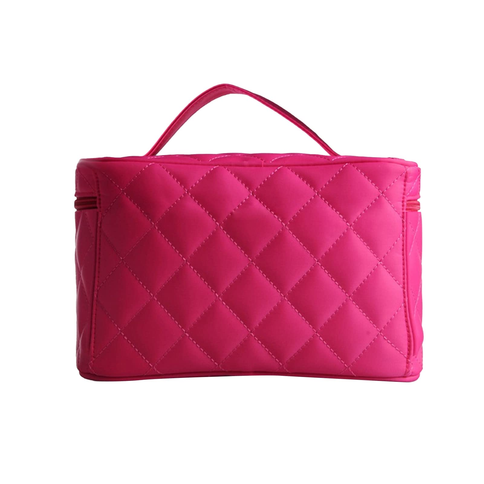 Crush-Resistant Makeup Bag - Durable Polyester Travel & Train Cosmetic Organizer for Women | Perfect for Indoor & Outdoor Use, Easy to Carry for Daily Commute & Vacation