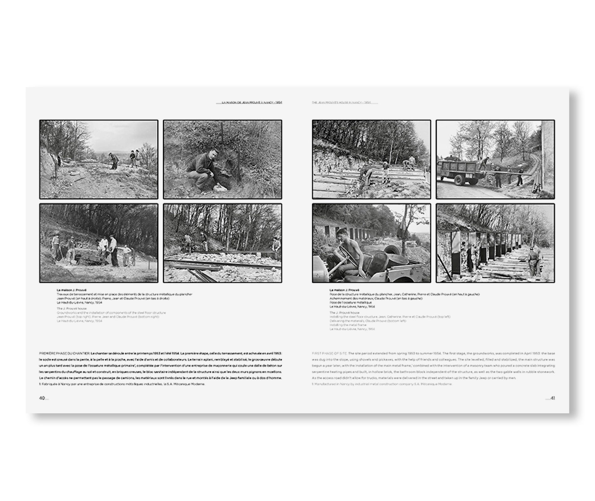 Jean Prouvé His House in Nancy 1954 - Vol.15 Architecture Book | Mid-Century Modern Design | Home Decor & Collector's Item for Design Enthusiasts