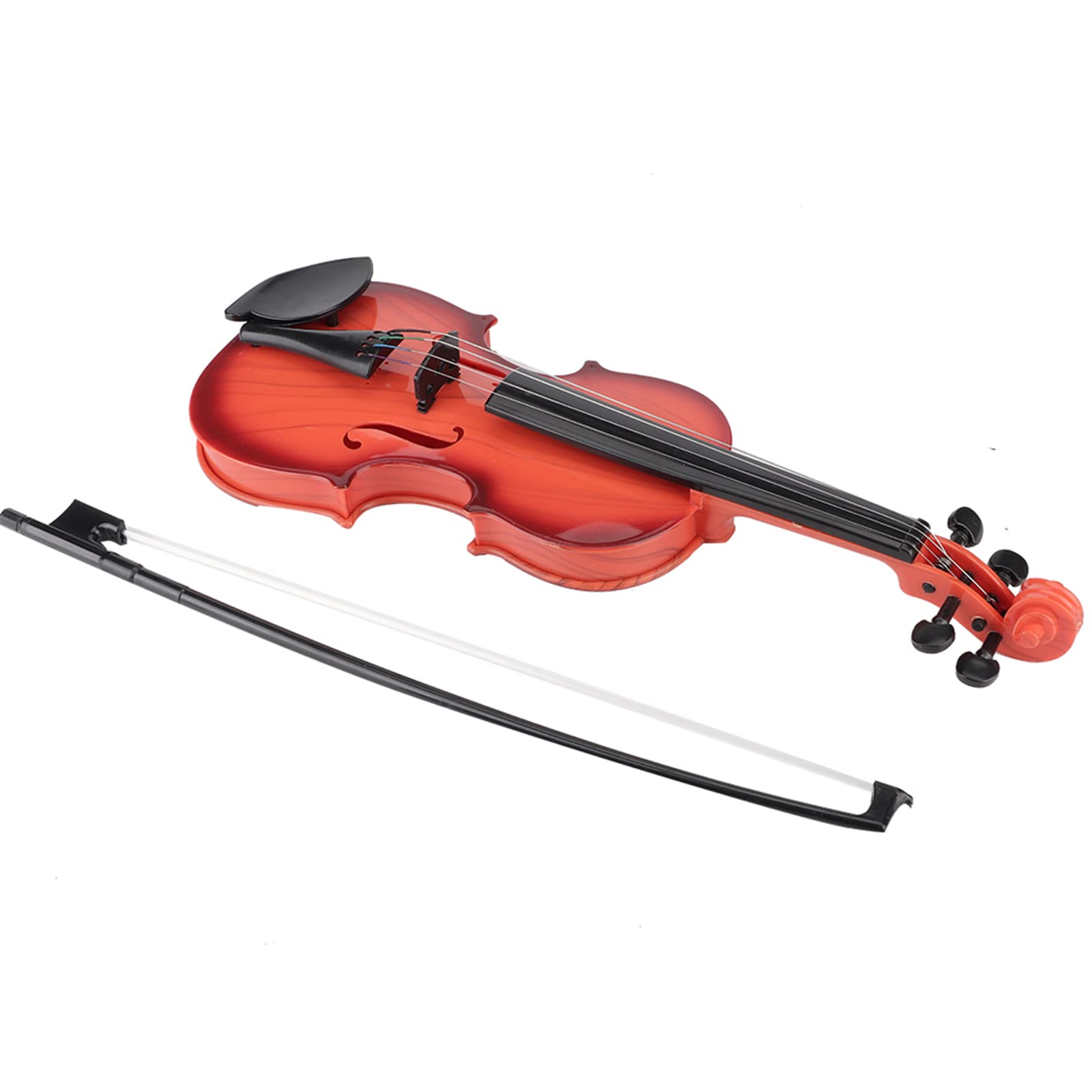 ABS Adjustable String Kids Violin Toy - Light Brown Acoustic Violin Musical Instrument for Children | Perfect for Beginners, Music Education & Pretend Play