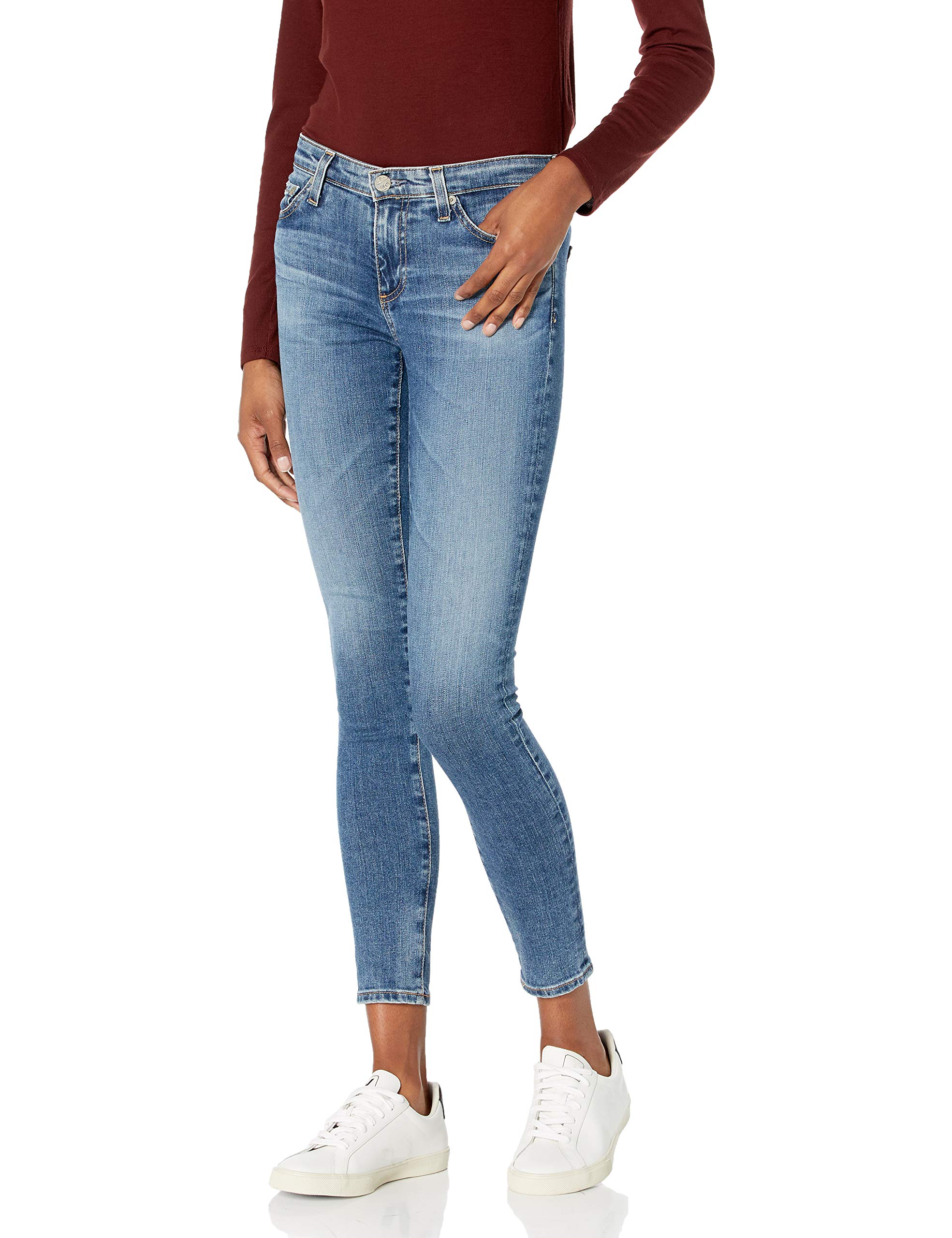 AG Adriano Goldschmied Women's High Waist Stretch Skinny Ankle Jeans - Perfect for Casual Wear, Work & Night Out