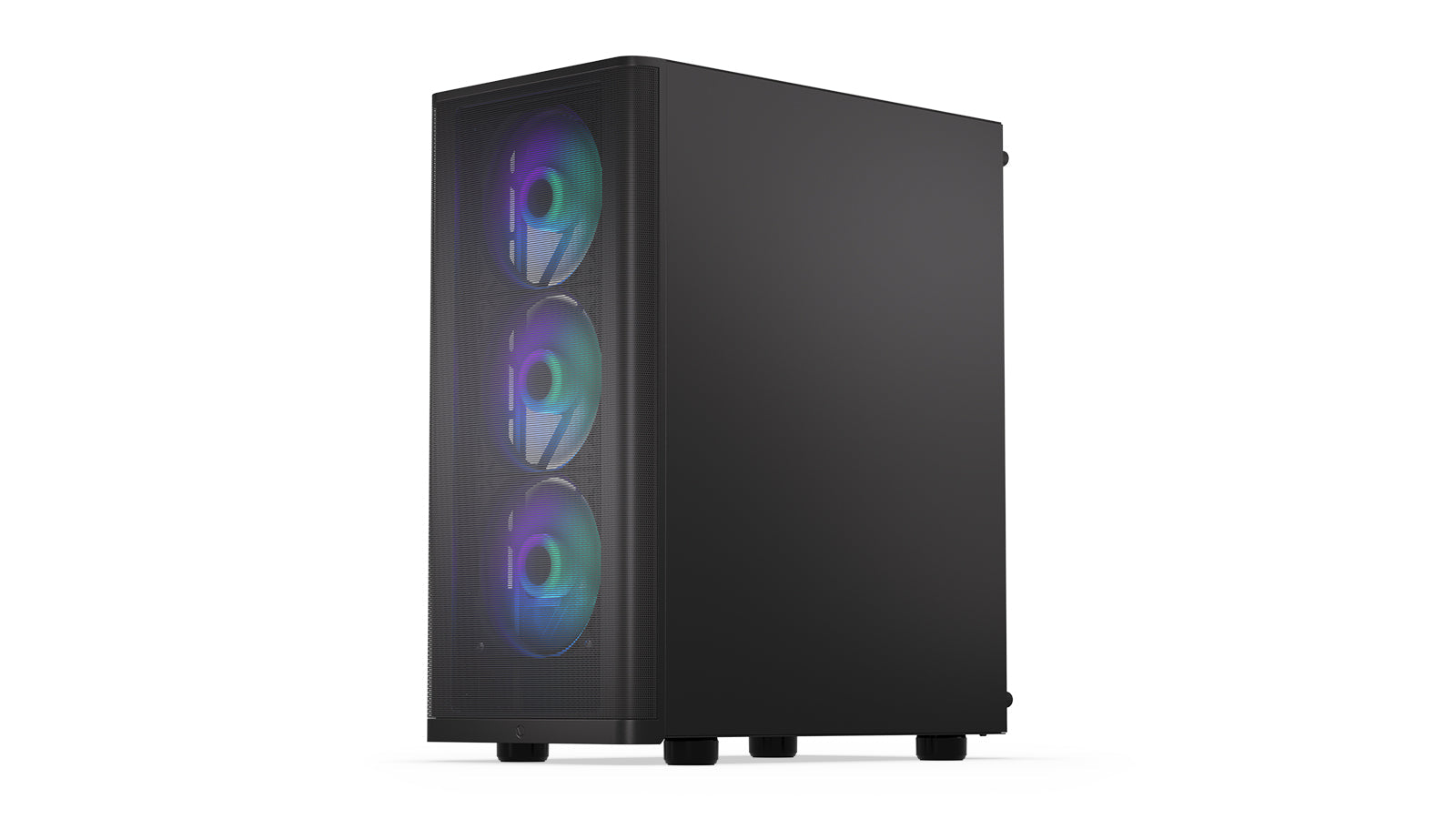 Endorfy Ventum 200 ARGB ATX Mid Tower PC Gaming Case - High Airflow Tempered Glass Design with RGB Lighting (EY2A014) - Perfect for Gaming Rigs & Custom PC Builds