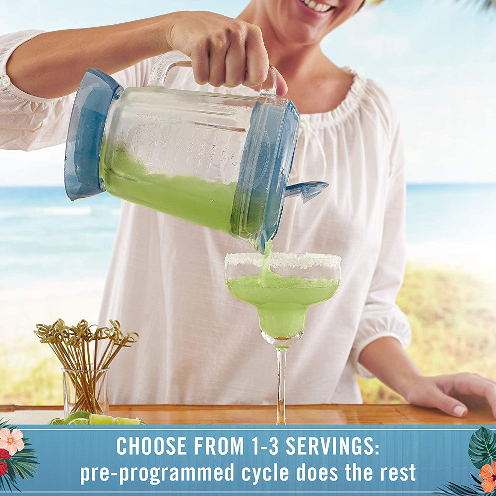 Margaritaville Key West Frozen Concoction Maker - 36oz Easy Pour Jar & XL Ice Reservoir - DM1900 Margarita & Smoothie Machine for Home Bars, Parties & Outdoor Entertaining