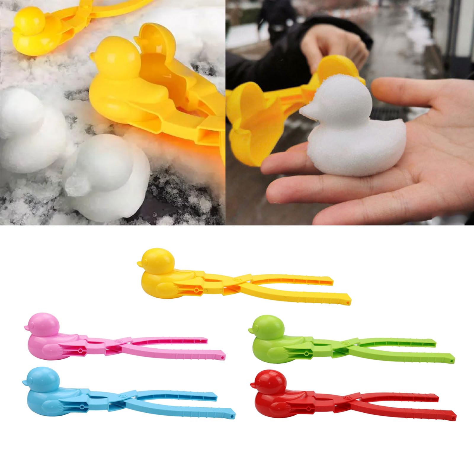Duck Rice Maker Clip - Long Handle Convenient Rice Molding Clamps with Cute Duck Shape | Perfect for Sushi, Onigiri & Bento Box Decoration
