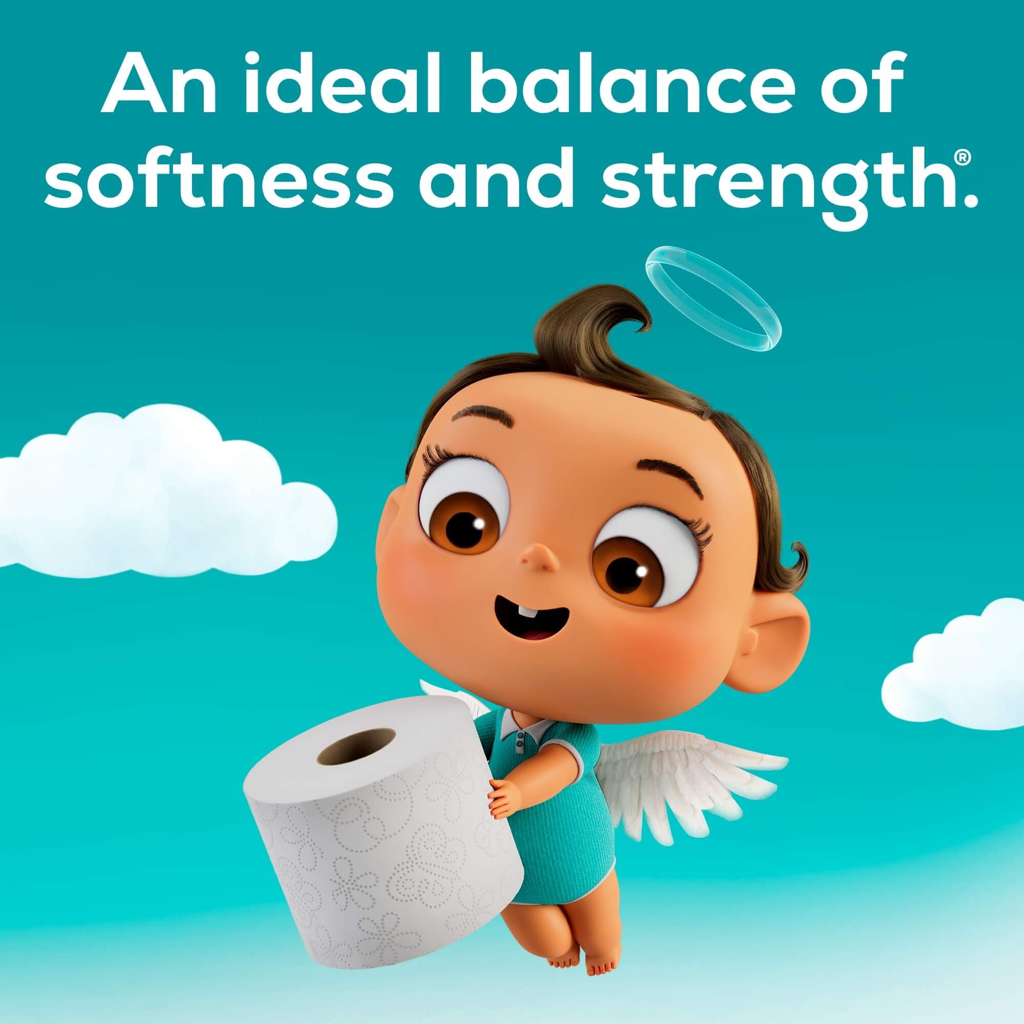 Angel Soft Toilet Paper 8 Mega Rolls (32 Regular Rolls) - Ultra Soft & Strong Bath Tissue for Home & Office Use - Gentle on Skin, Septic Safe