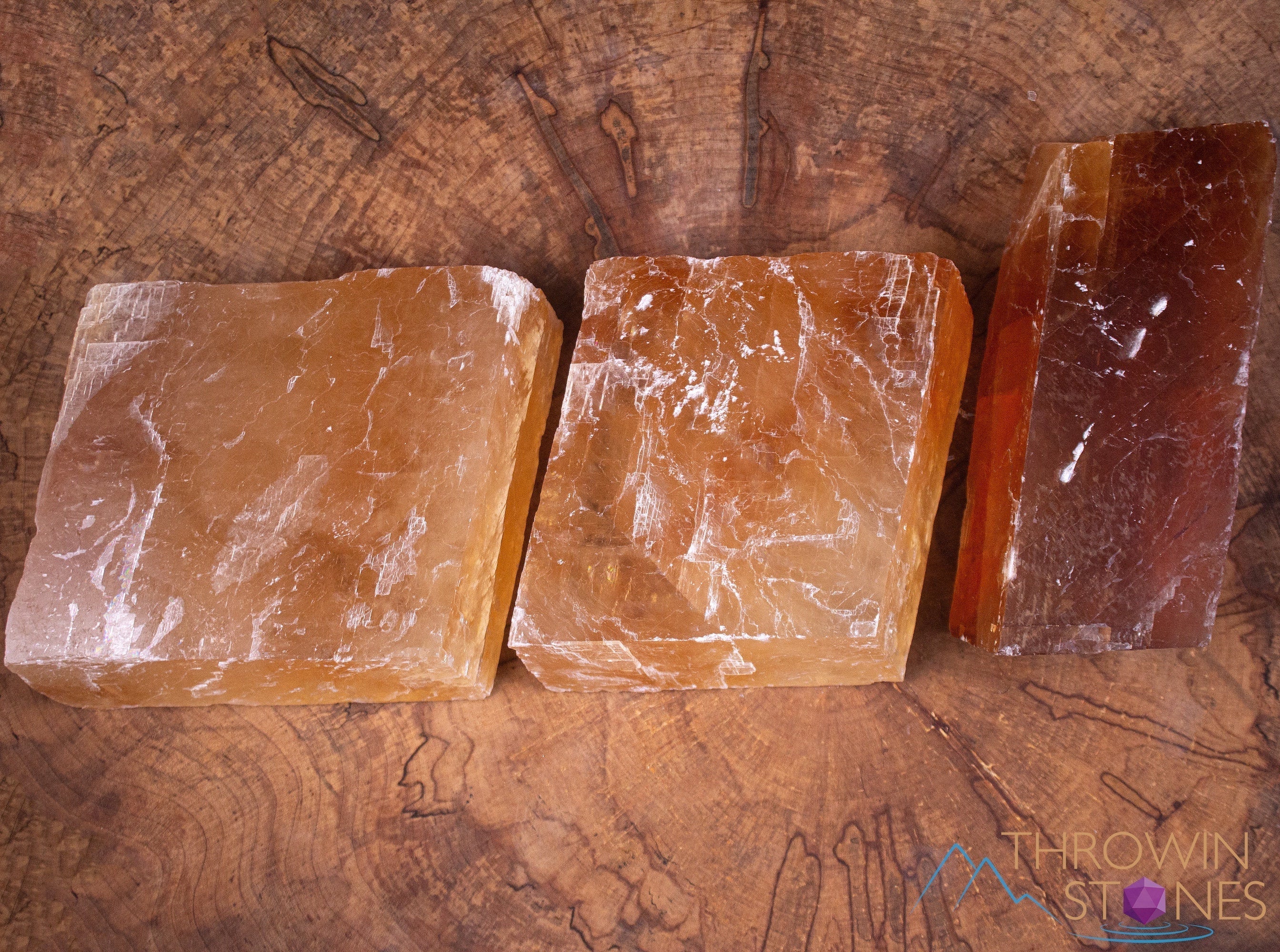 Orange Calcite Raw Crystal - 7XL Large Rhombohedron Specimen for Metaphysical Healing, Home Decor, Mineral Collection | Natural Healing Stone for Meditation, Reiki & Crystal Grids