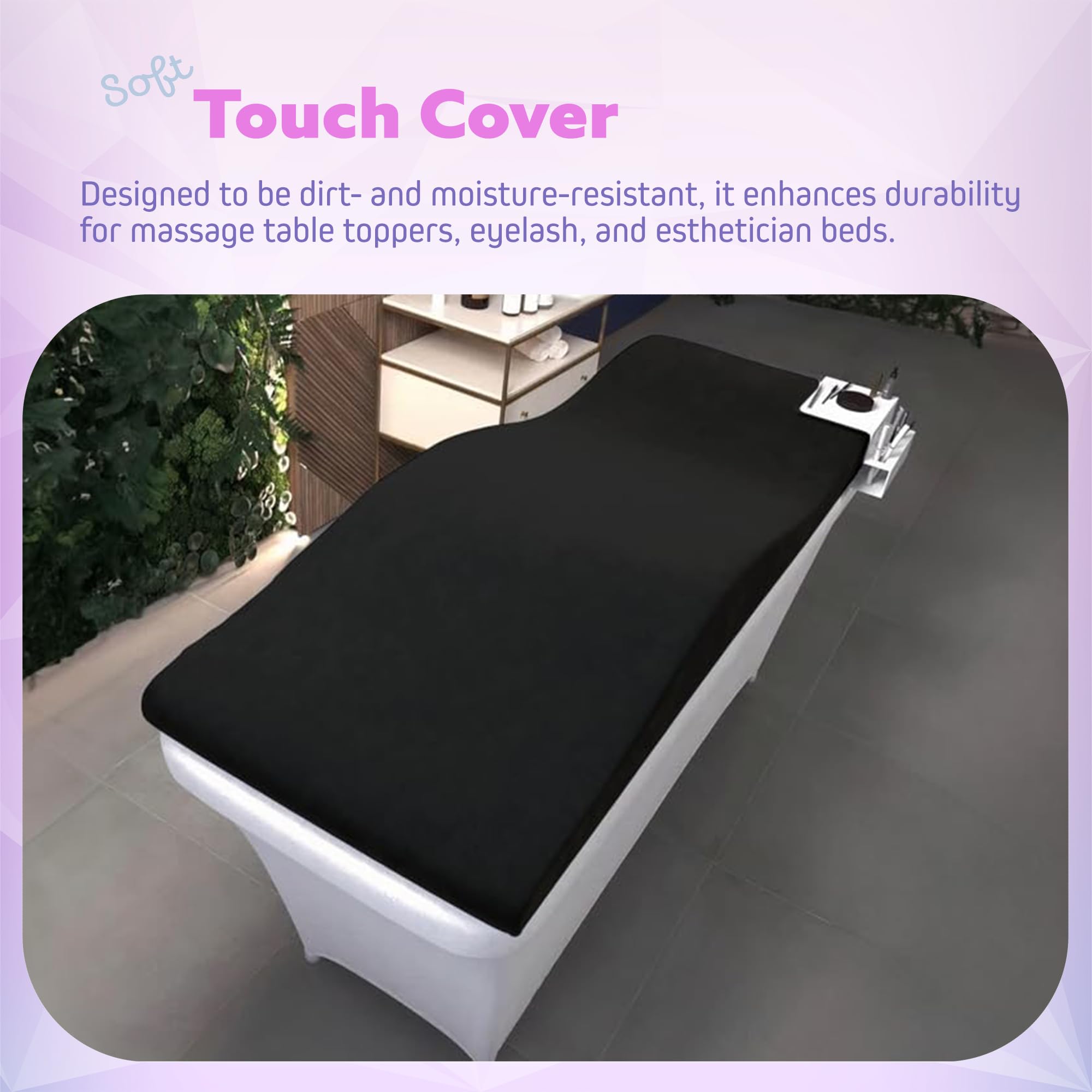 Premium High-Density Foam Lash Bed Topper with Soft Plush Cover - 28