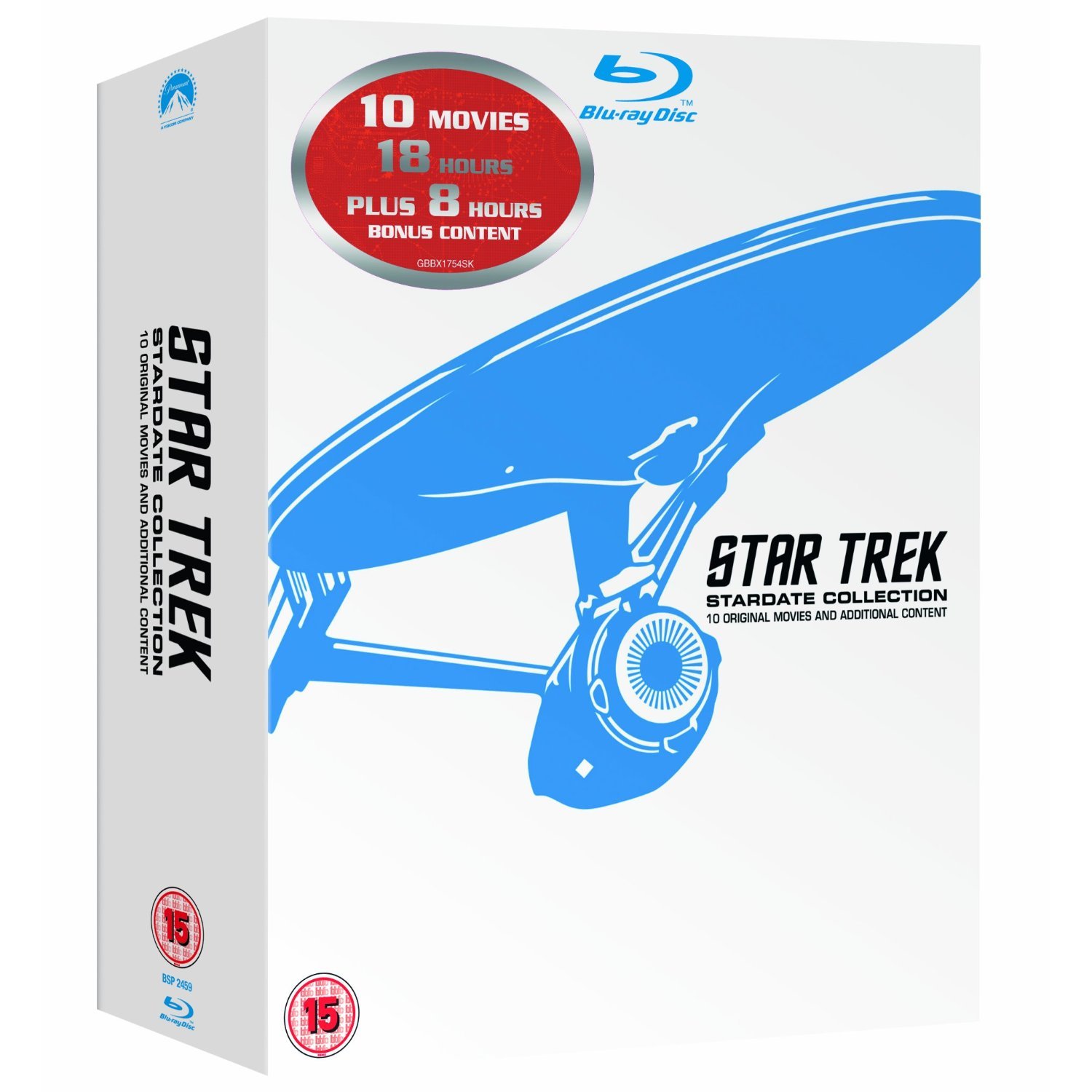 Star Trek Movies 1-10 Remastered Blu-ray Collection (1979, Region Free) – Perfect for Sci-Fi Fans & Movie Night Entertainment