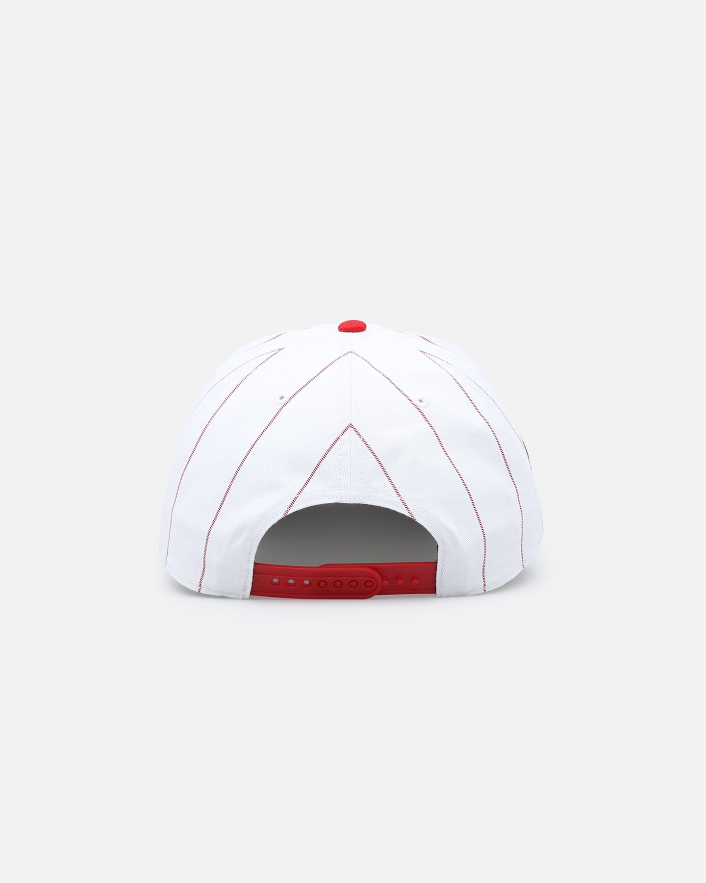 47 Brand Los Angeles Angels 'Double Header Pinstripe' Snapback Hat - Adjustable '47 Hitch Back Closure, White Baseball Cap for Men & Women - Perfect for Baseball Games, Casual Wear & Sports Fan Gifts
