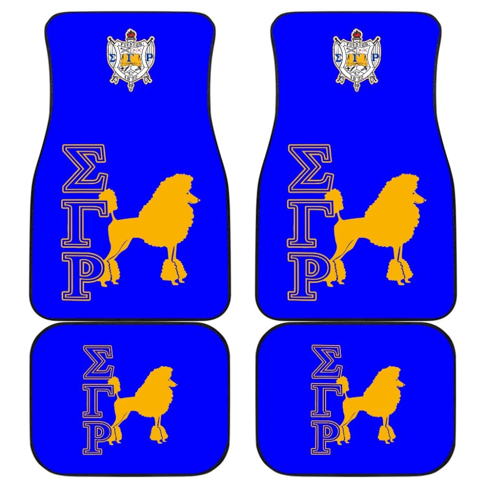 Premium Sigma Gamma Rho Car Floor Mats - Custom Fit All-Weather Protection for Cars, SUVs & Trucks - Perfect for Sorority Events, Road Trips & Daily Commutes