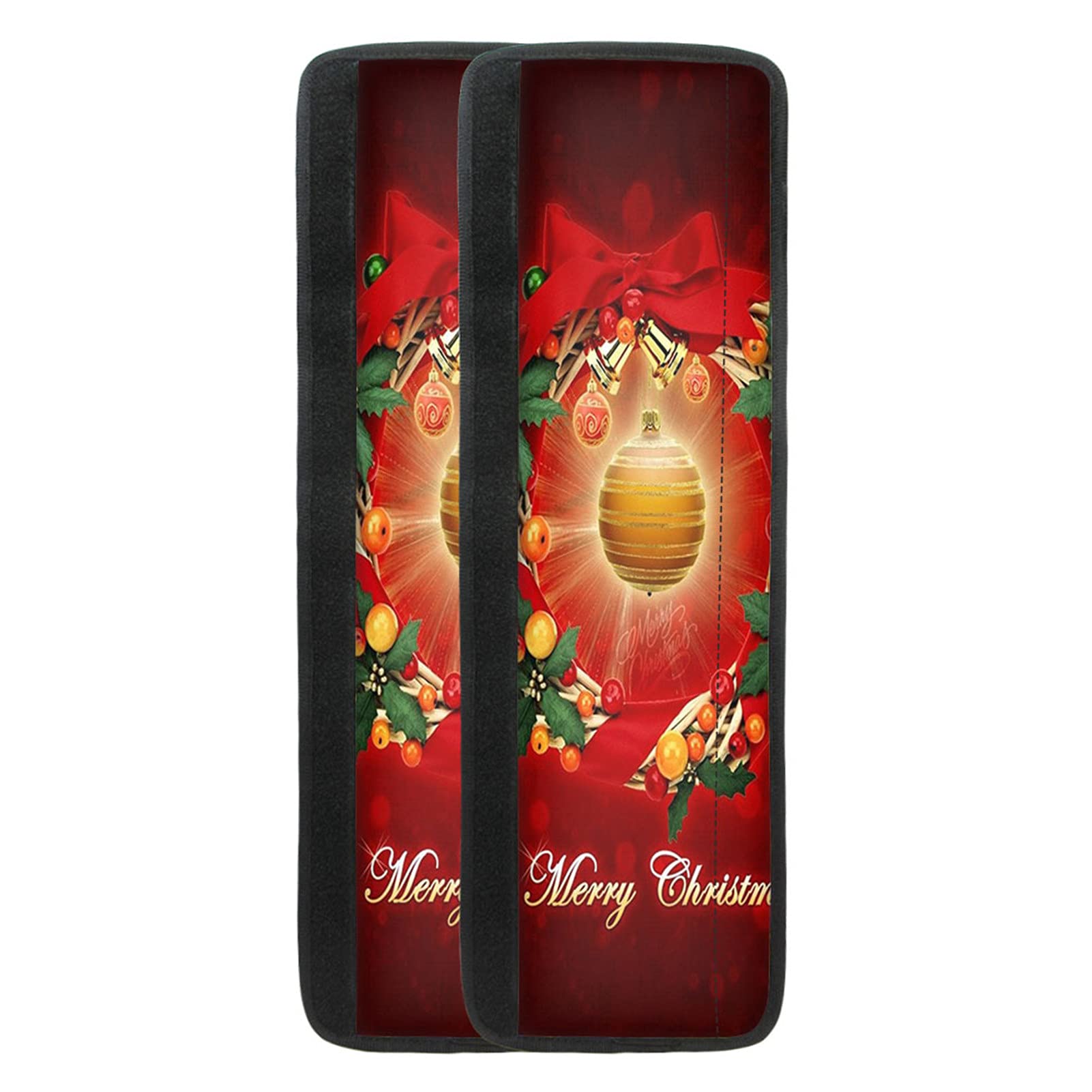 Coloranimal 2-Pack Christmas Refrigerator Handle Covers - Soft Kitchen Appliance Grips for Fridge & Microwave - Festive Holiday Decor - Perfect for Holiday Baking & Family Gatherings