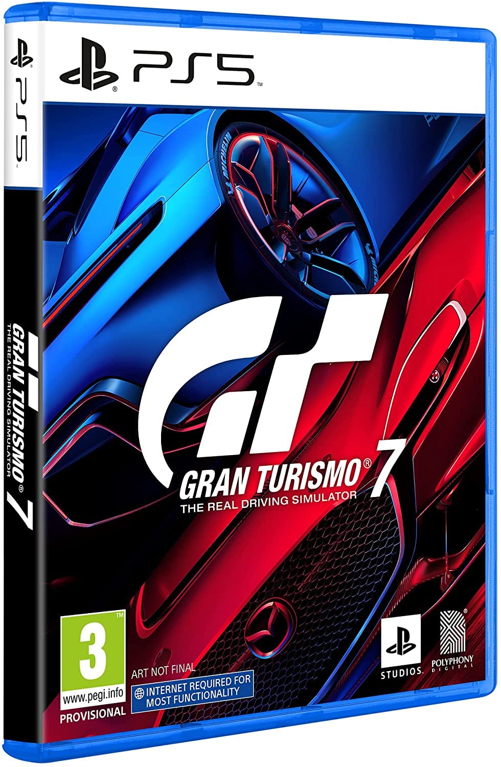 Gran Turismo 7 Standard Edition for PlayStation 5 with Logitech G29 Driving Force Racing Wheel - Adjustable Pedals, Force Feedback, Leather Wheel, EU Plug - Compatible with PS5, PS4, PC & Mac (Black) - Perfect for Racing Simulation & Gaming Enthusiasts