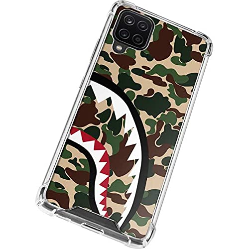 Premium Clear Phone Case for Samsung Galaxy A12 - Shark Teeth Street Camo Design | Durable Scratch-Resistant Protection | Perfect for Outdoor Adventures & Daily Use