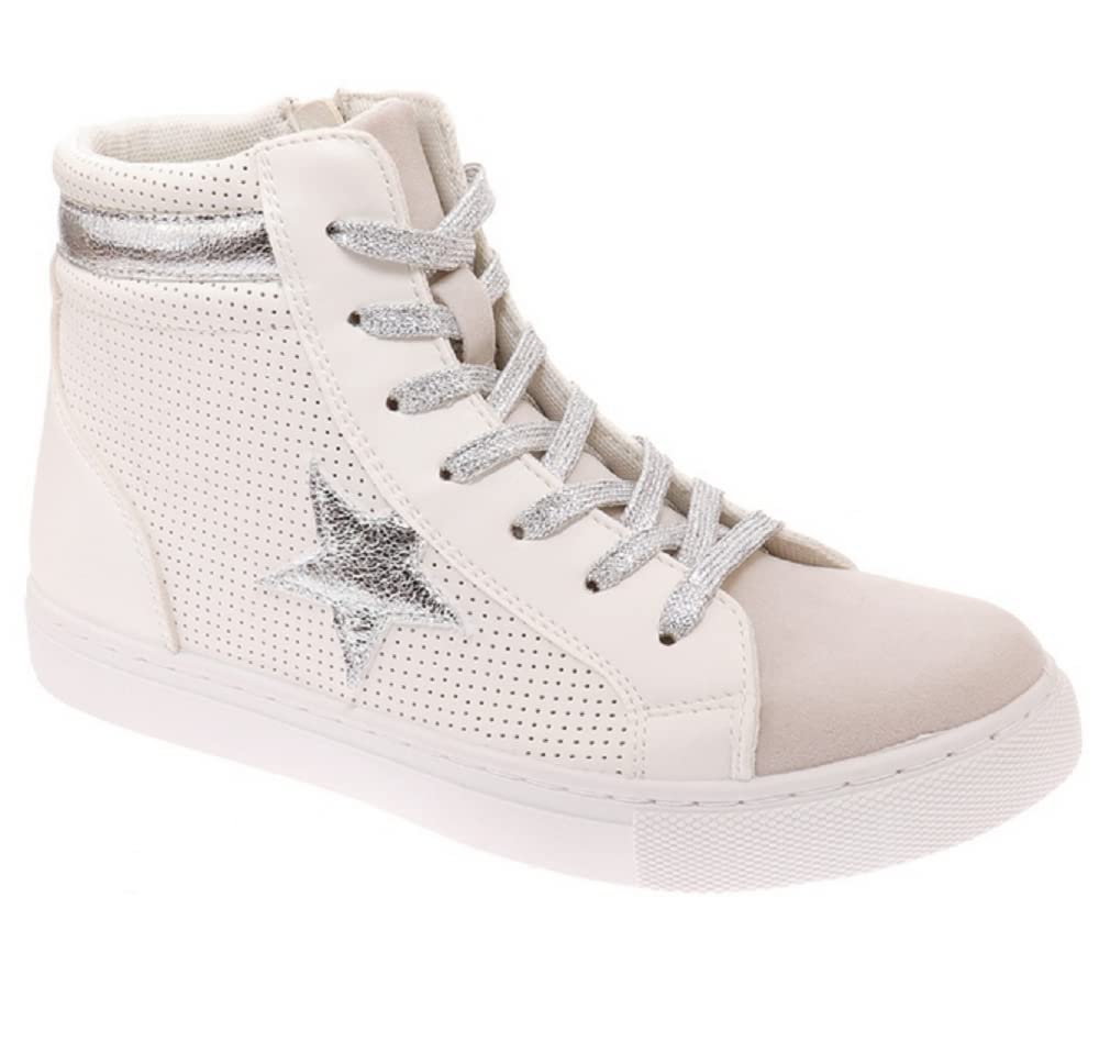 OUTWOODS Women's Running Shoes - Lightweight Sneakers for Walking, Jogging & Gym Workouts - Silver Combo - Perfect for Casual Wear & Athletic Activities