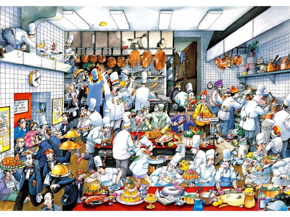 Heye 1500 Piece Triangular Jigsaw Puzzle - Bon Appetit Blachon | Challenging Adult Puzzle for Home Decor & Relaxation | Perfect Gift for Puzzle Lovers