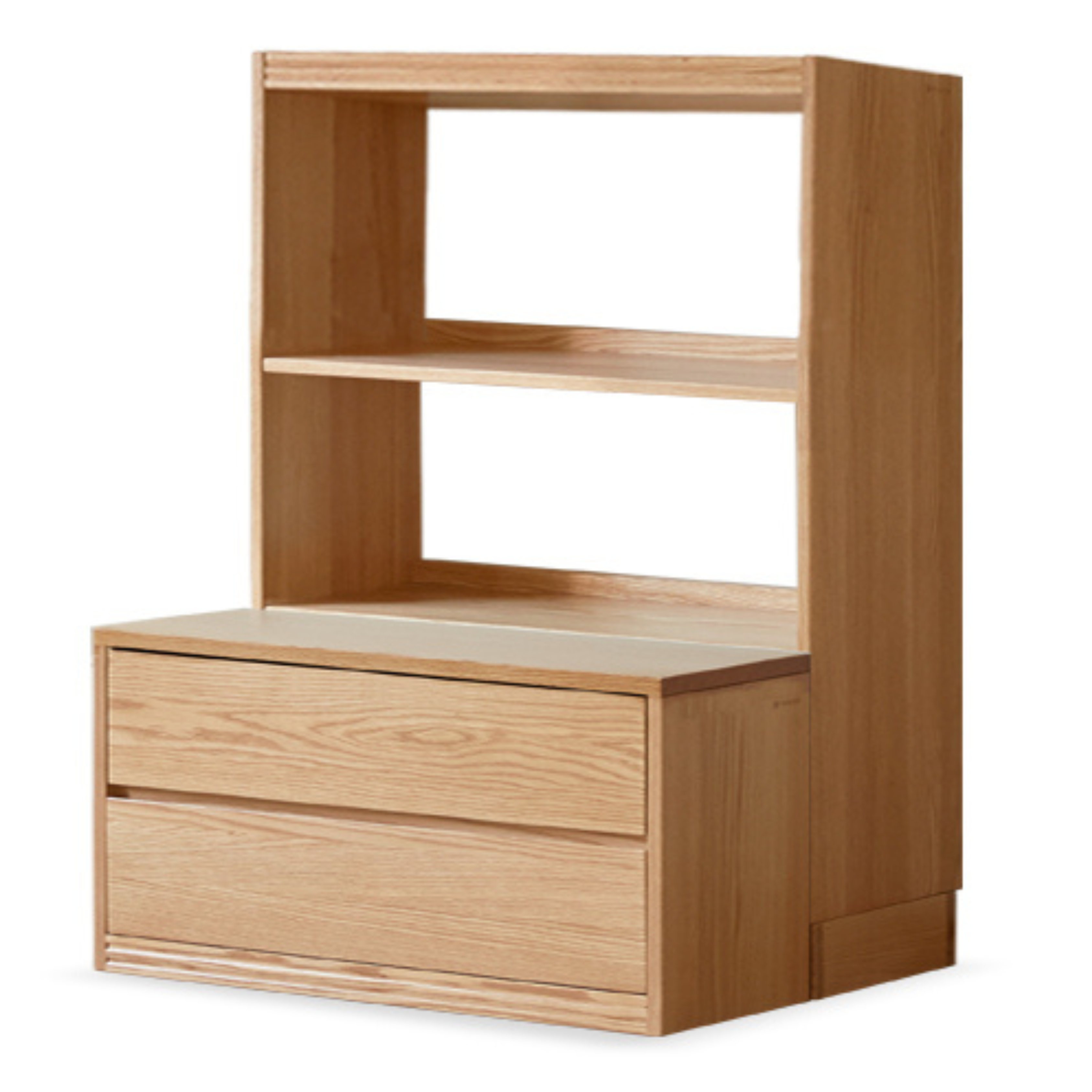 31.5x24.4x46.1 inch / 80x62x117 сm / Natural Wood Color / three-layer bookcase deep model