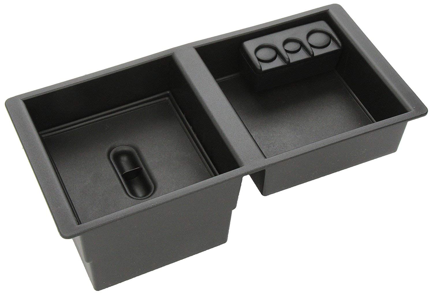 GM Accessories 22817343 Black Front Center Console Tray Organizer - Perfect for Car Storage & Organization (Fits Most Vehicles)