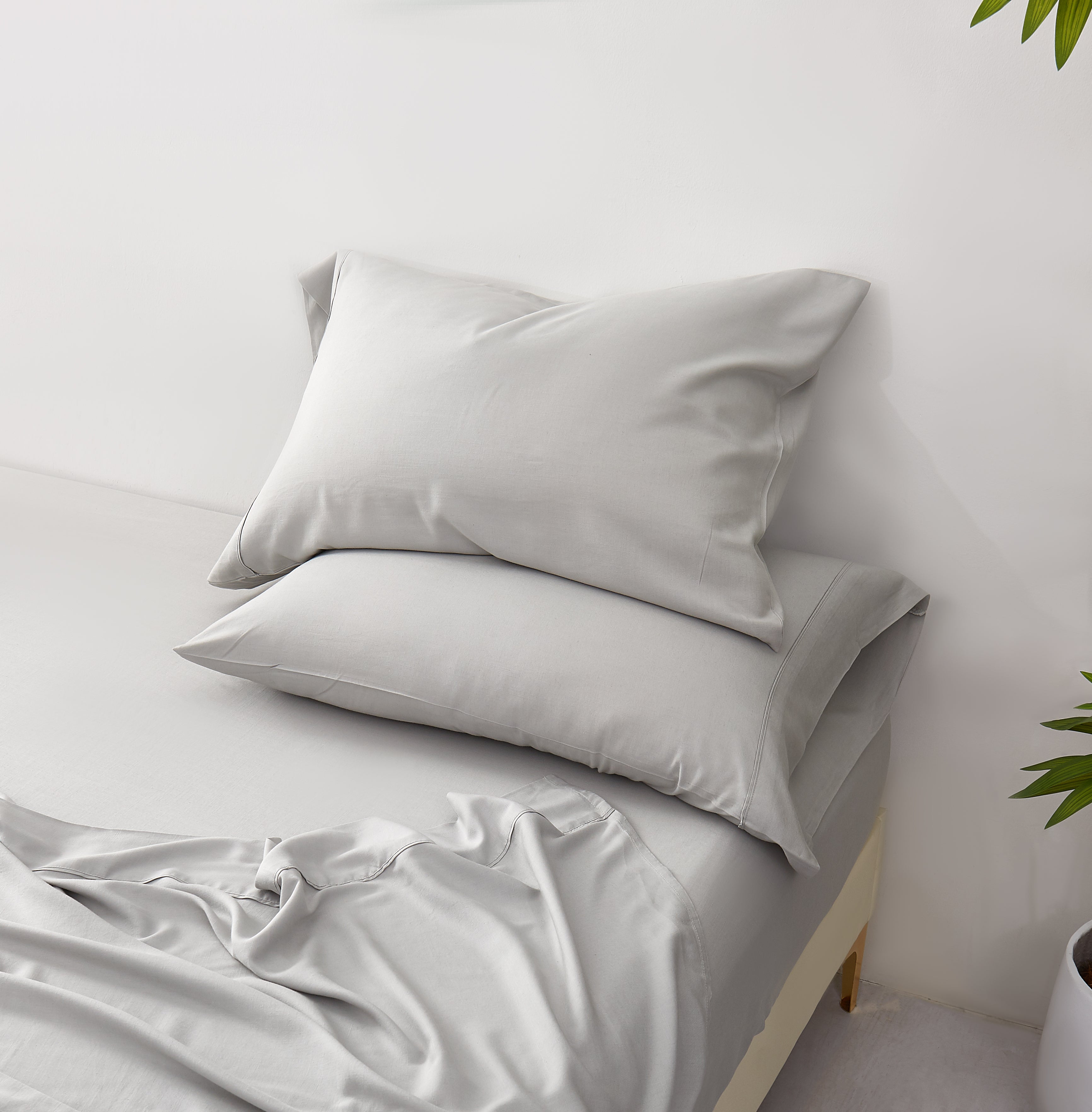 Premium Bamboo & Linen Bed Sheet Set - Queen & King Size | Ultra Soft, Breathable & Eco-Friendly Luxury Bedding | Perfect for Hot Sleepers & Sustainable Home Decor