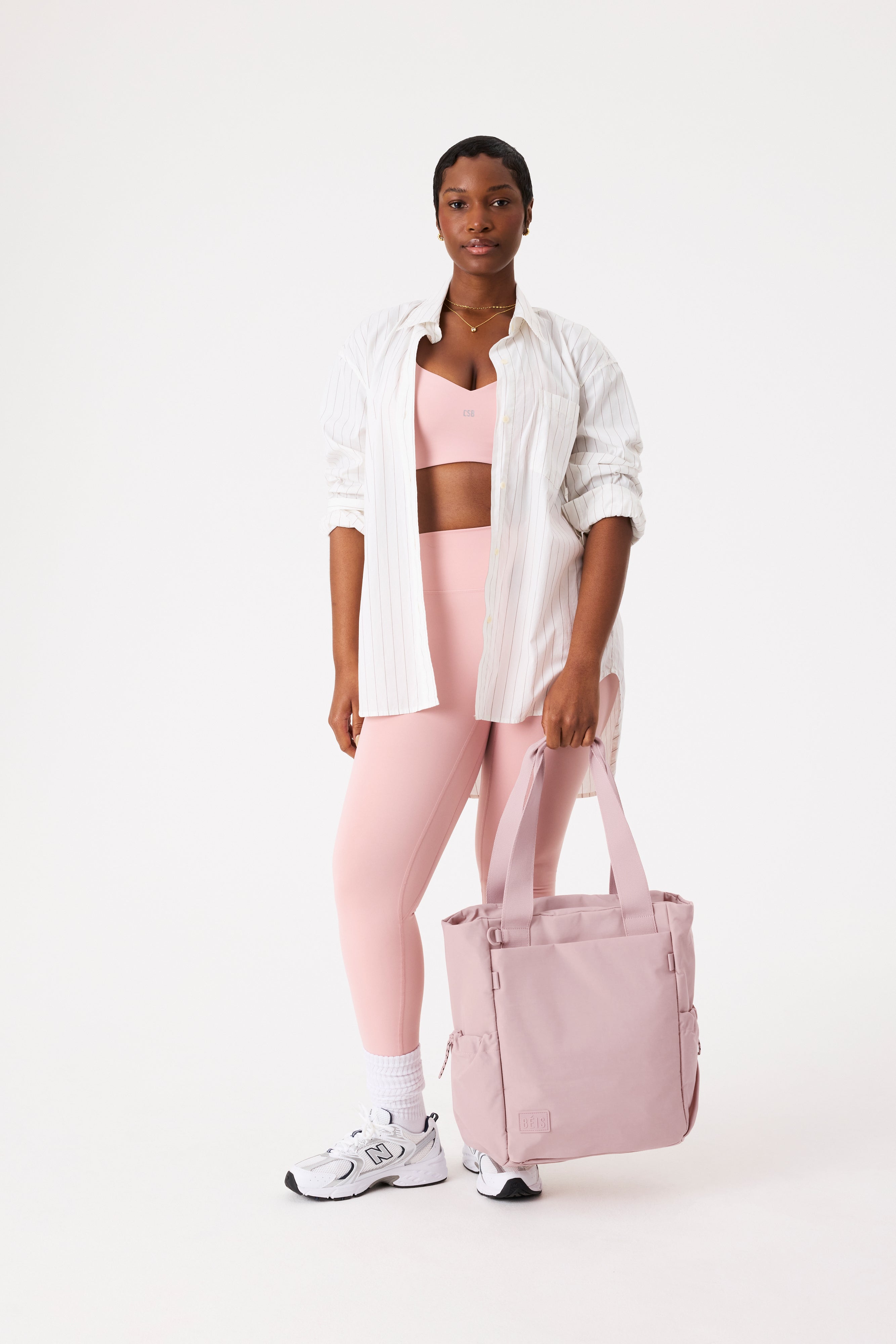 Premium Sport Tote Bag in Atlas Pink - Durable Gym & Yoga Bag for Women - Perfect for Workouts, Travel & Beach Day Essentials