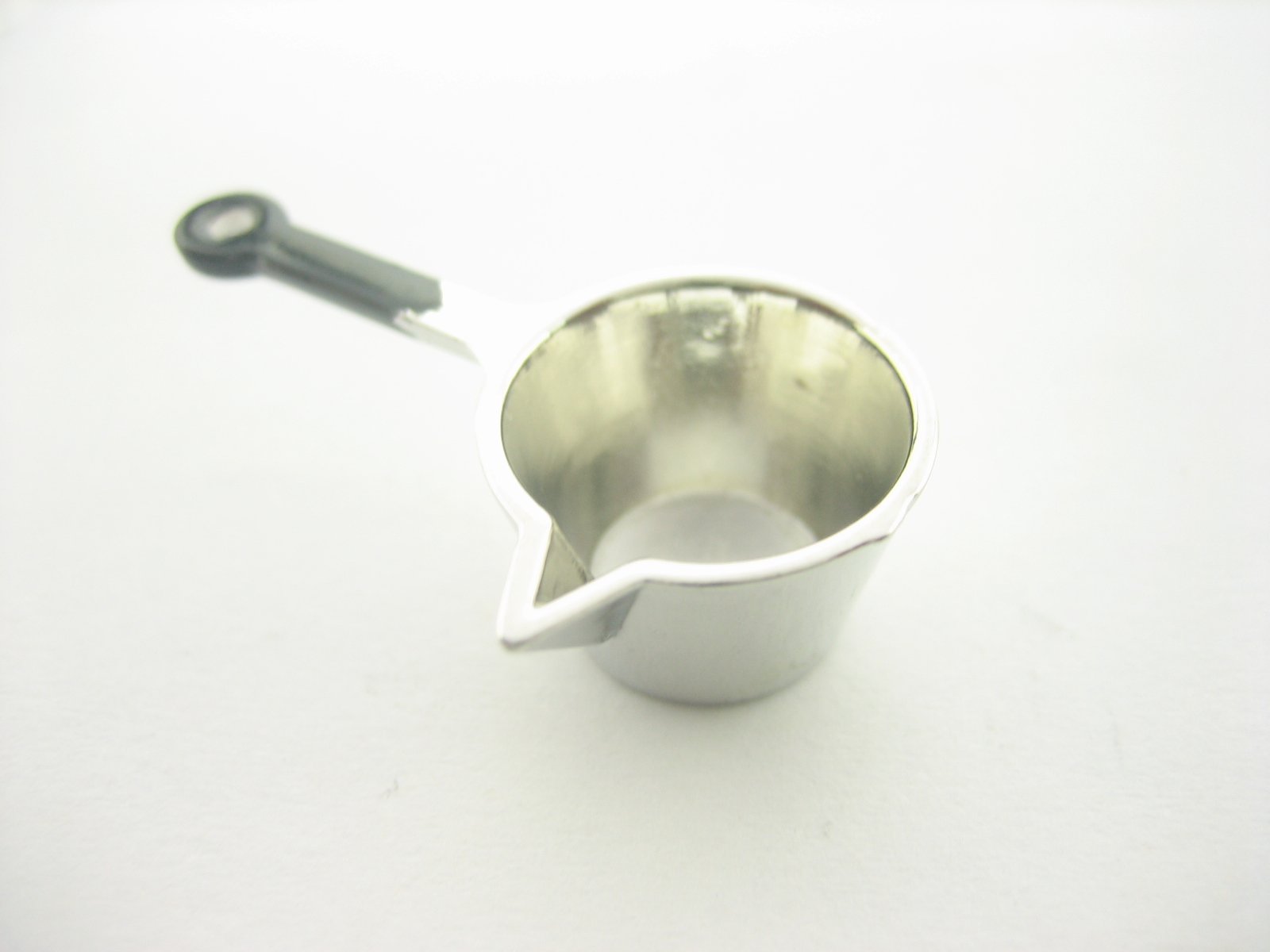 Miniature Dollhouse Silver Milk Pot - Tiny Cooking Tool for Miniature Food Accessories | Perfect for 1:12 Scale Dollhouse Kitchens & DIY Miniature Scenes