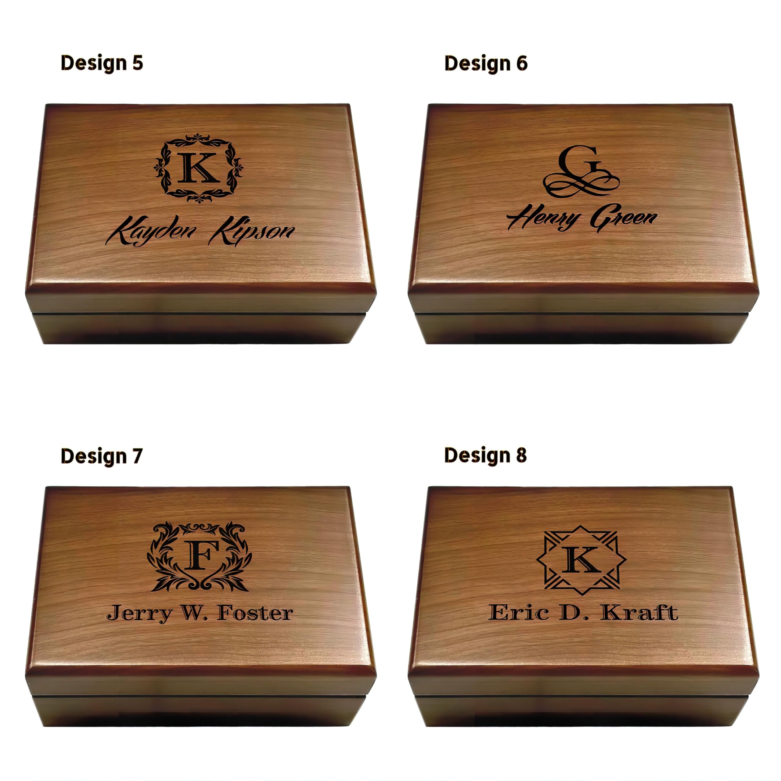 Personalized Engraved Wooden Box - Wedding, Anniversary & Gifts for Home