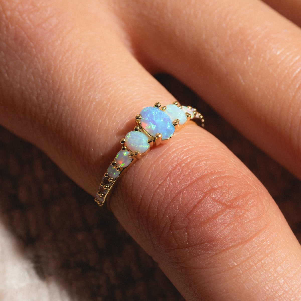 True Colors Classic Ombre Birthstone Ring - Elegant Stackable Jewelry for Women, Personalized Gift for Birthday, Anniversary & Mother's Day | Perfect for Everyday Wear & Special Occasions