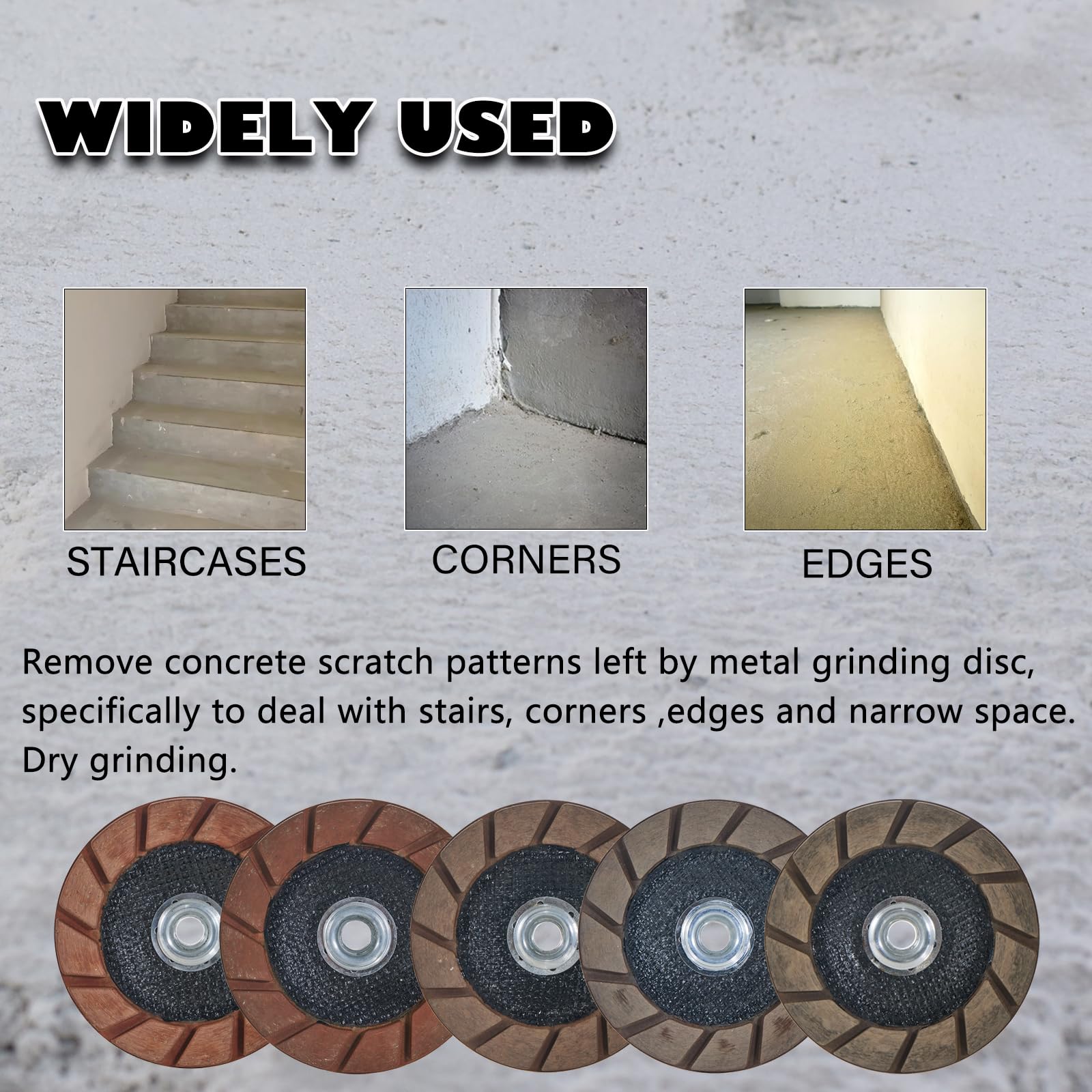 5 Inch Ceramic Bond Edge Cup Grinding Wheel with 5/8
