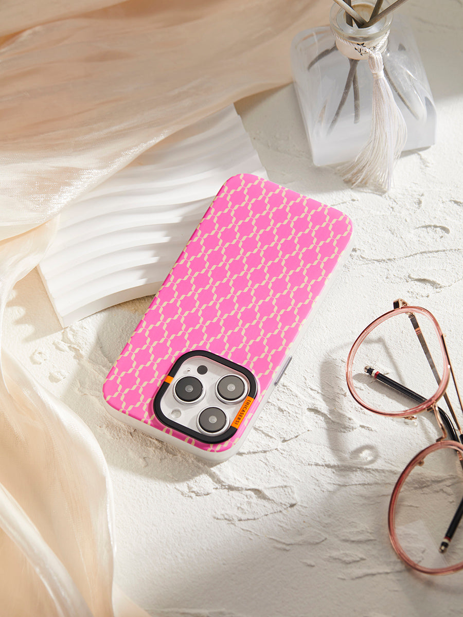 Custom Pink Phone Case with Logo - Personalized Protection for iPhone & Samsung - Perfect for Gifts, Branding & Everyday Use