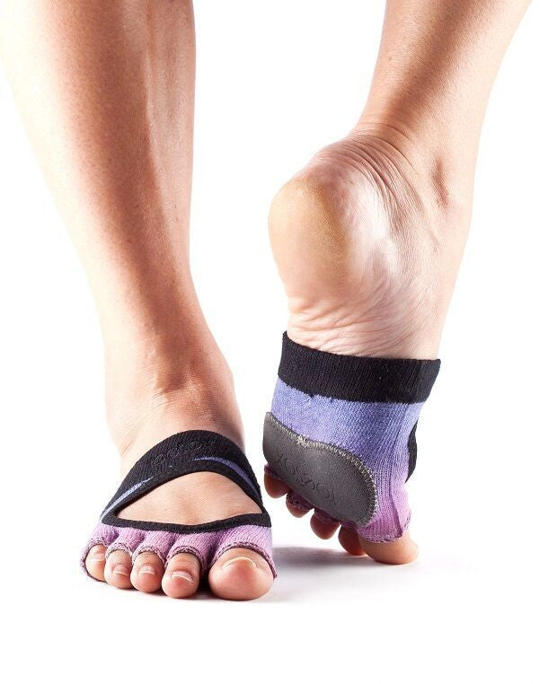 ToeSox Releve Dance Socks - Non-Slip Grip Ballet Socks for Ballet, Yoga & Pilates - Perfect for Dance Classes, Studio Practice & Performance