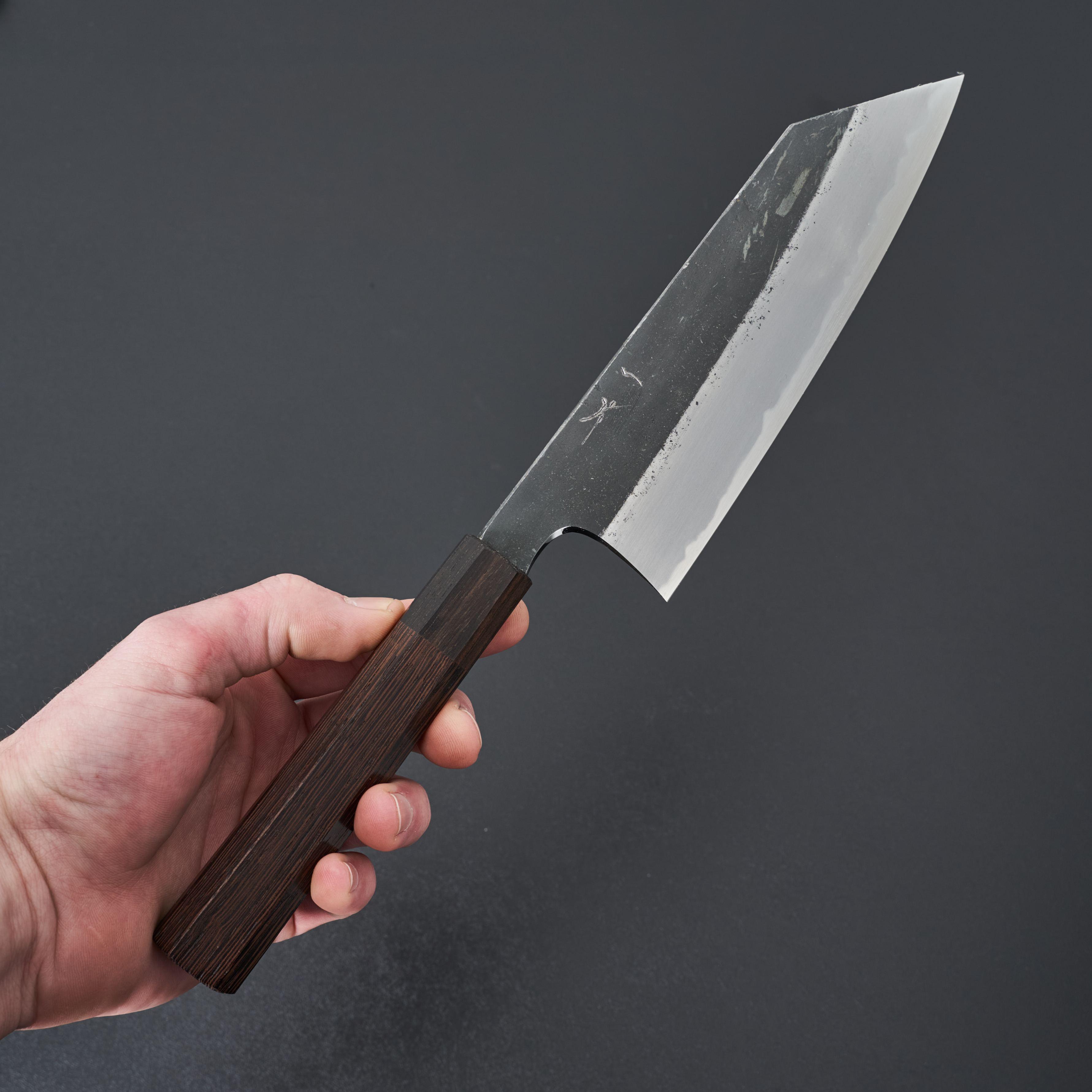 Hitohira Togashi White #2 Kurouchi Bunka Knife with Tagayasan Wood Handle - Premium Japanese Kitchen Knife for Slicing, Dicing & Precision Cutting - Perfect for Chefs & Home Cooks
