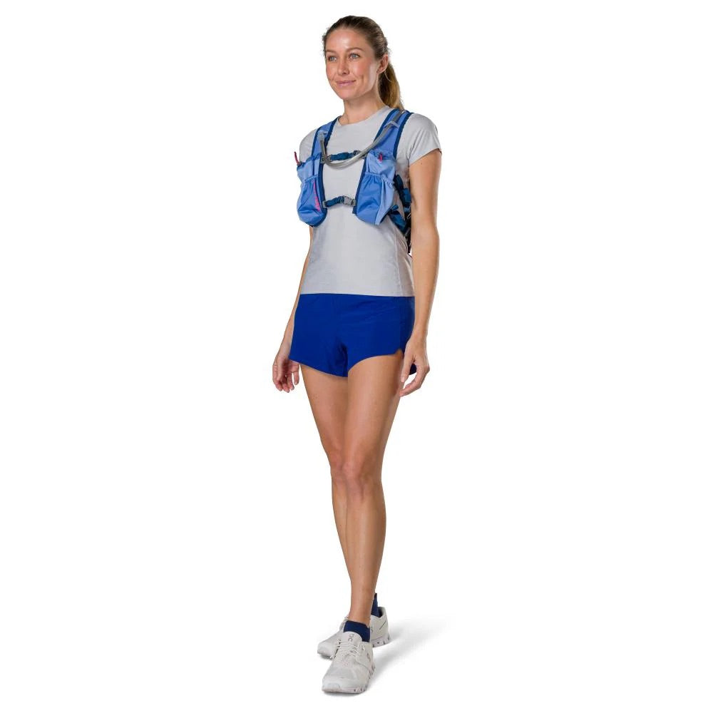 Nathan Trail Mix 12L 2.0 Hydration Backpack - Lightweight Running Pack for Hiking, Cycling & Outdoor Adventures - Periwinkle/Estate Blue
