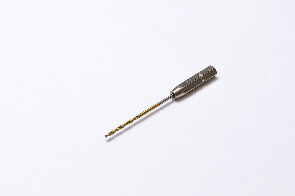 HG One-Touch Pin Vice with Dedicated Drill Blade - 0.05 inch (1.2 mm) Drill Diameter - Precision Hand Tool for Jewelry Making, Watch Repair & Model Building