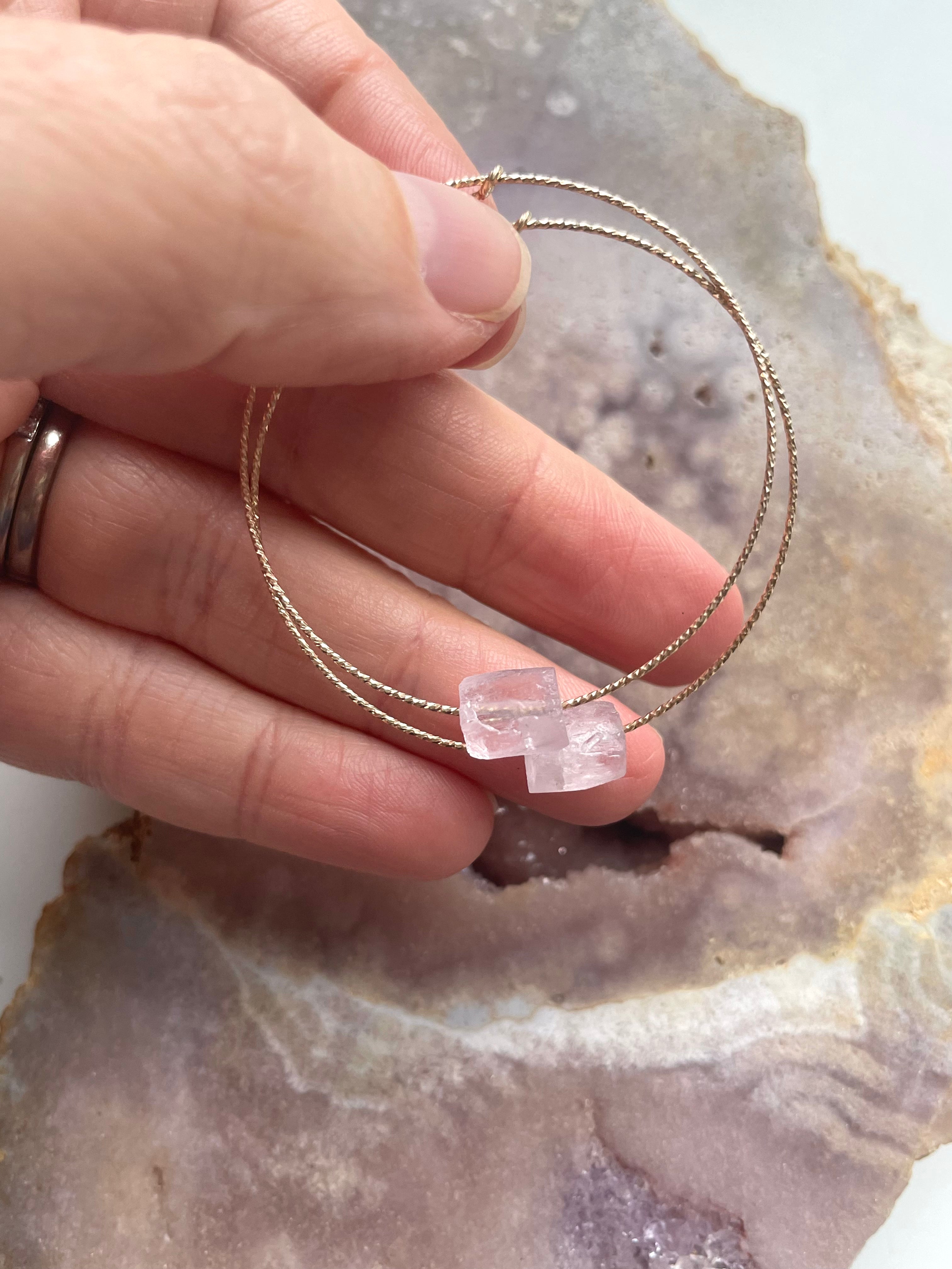 Elegant Kunzite Hoop Earrings for Women - 925 Sterling Silver Pink Gemstone Jewelry - Perfect for Weddings, Parties & Everyday Wear