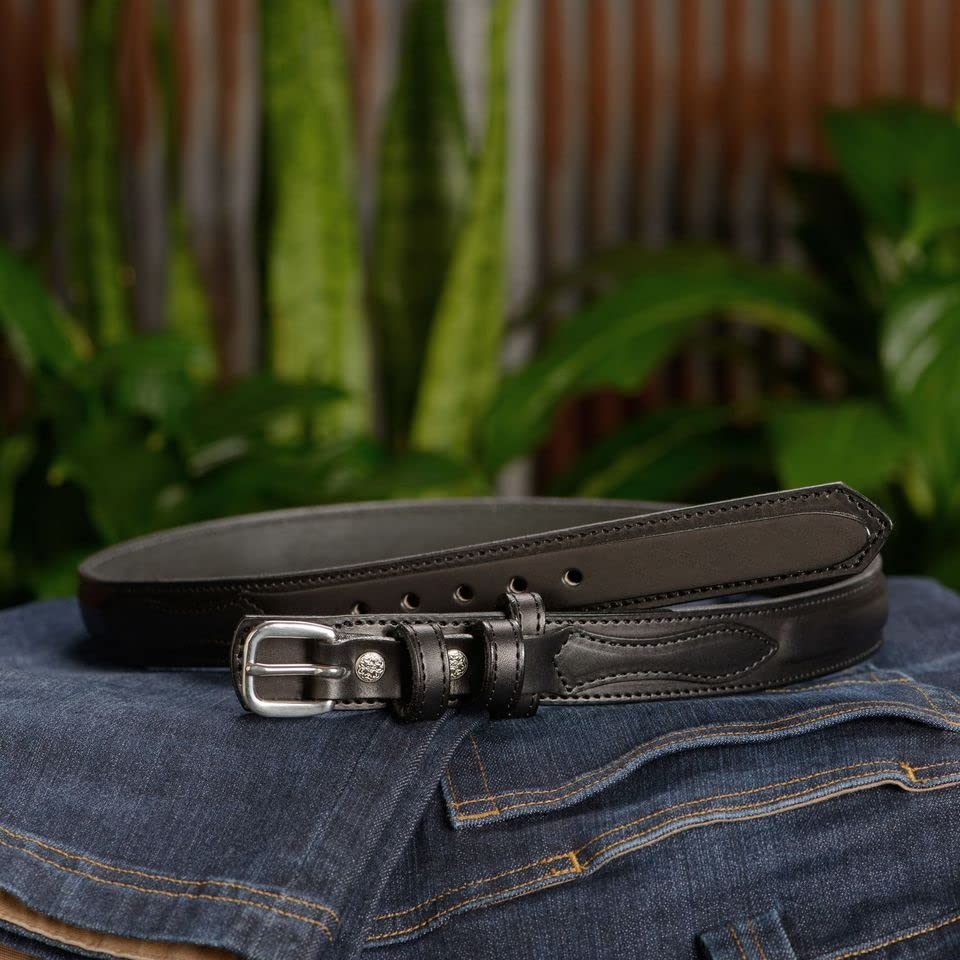 Premium Bullhide Leather Belt for Men - 1.25