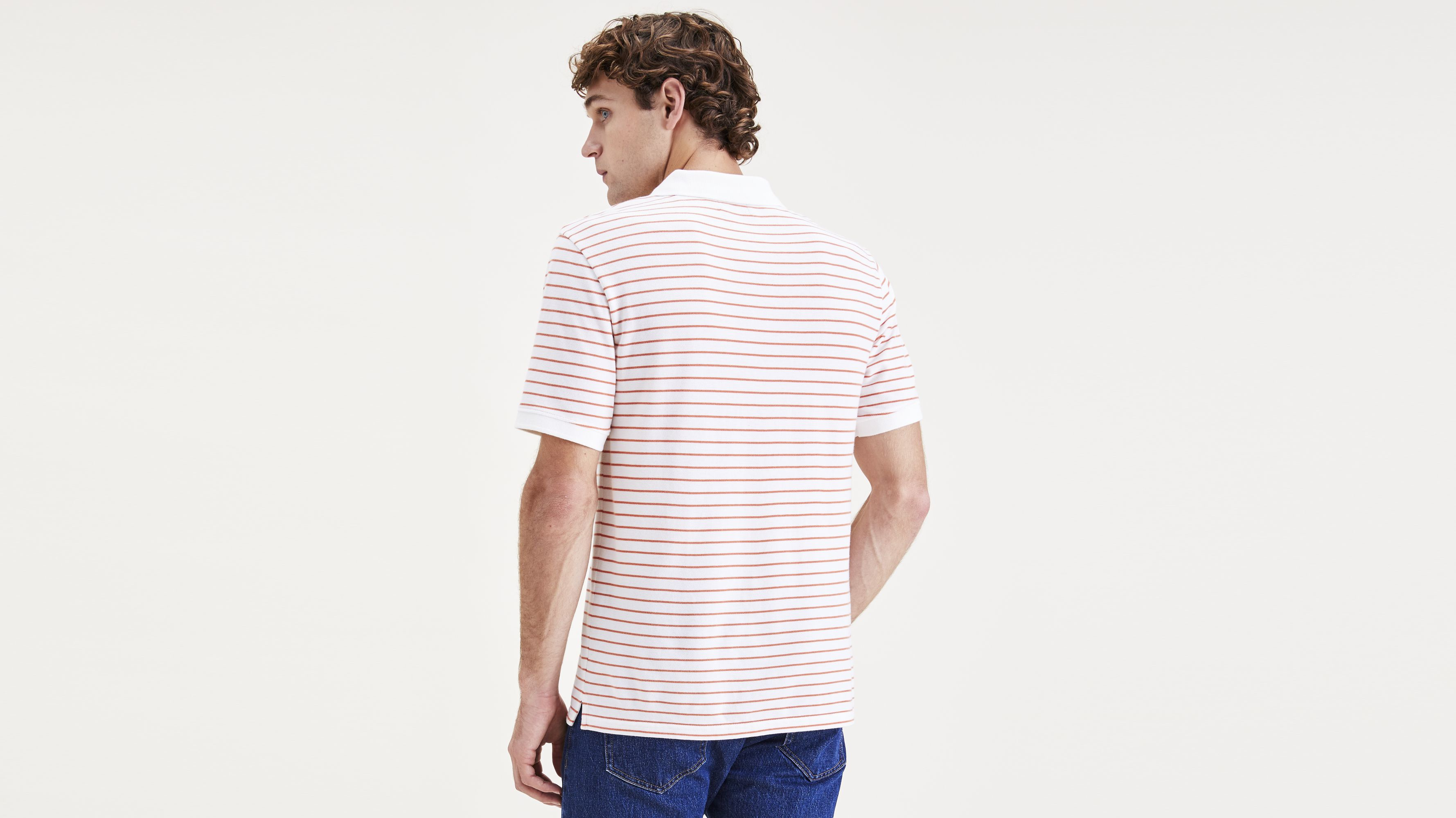 Slim Fit Rib Collar Polo Shirt for Men - Breathable & Stylish Casual Wear for Office, Golf, and Everyday Outfits