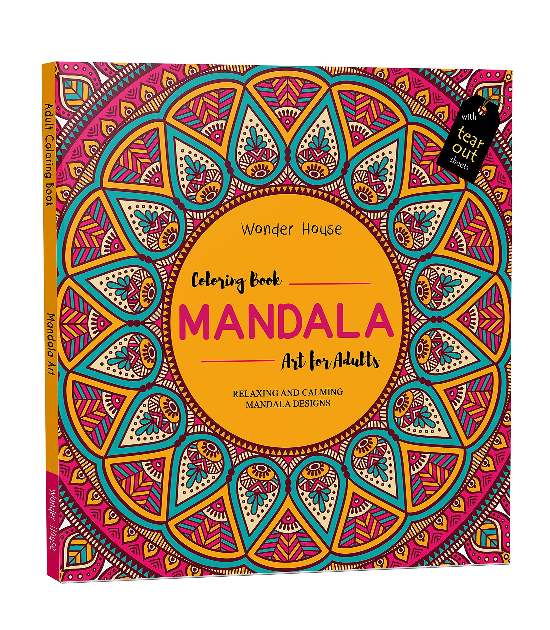 Mandala Coloring Book for Adults - Stress Relief & Relaxation with Tear-Out Sheets | Perfect for Meditation, Art Therapy & Mindful Creativity