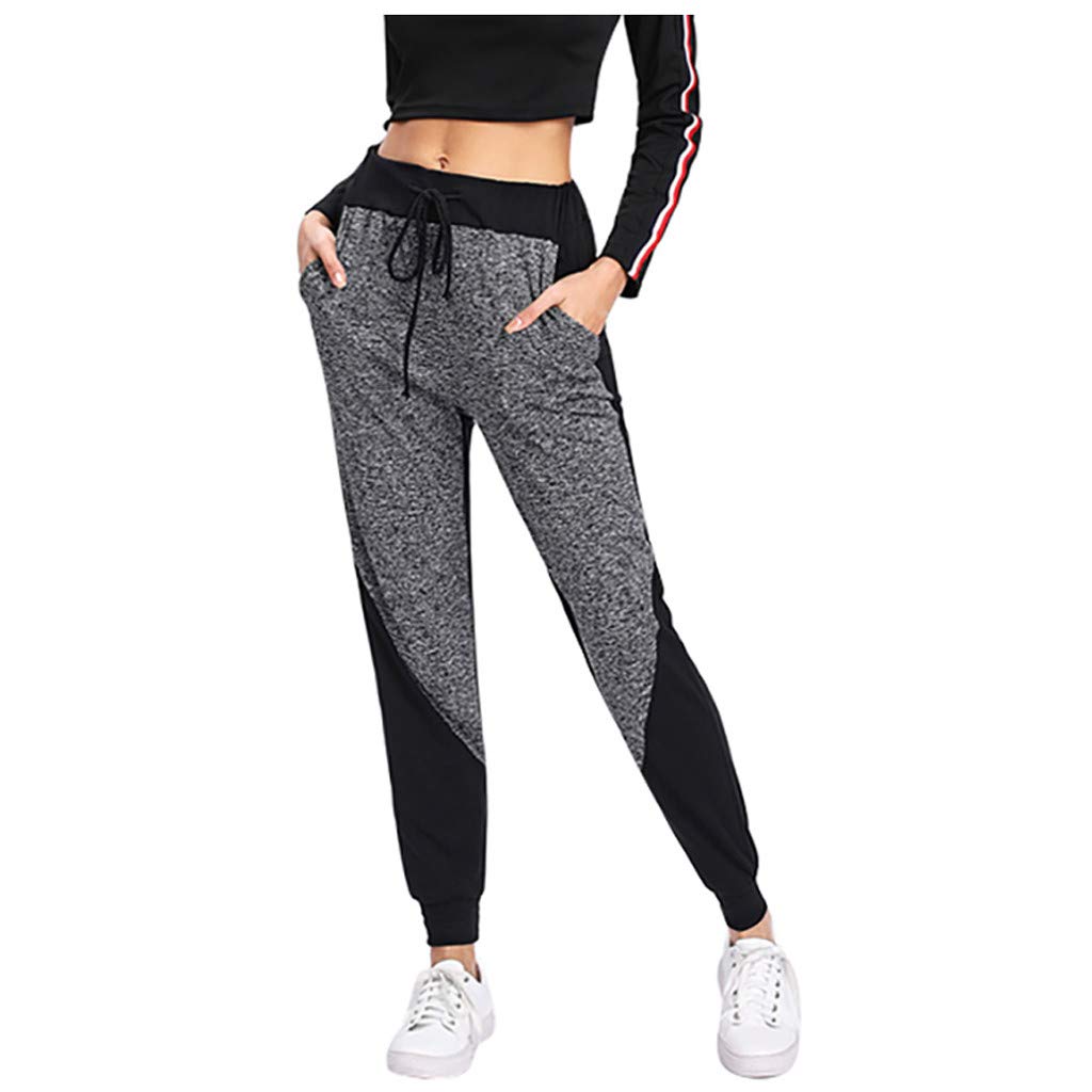 Best Women's Yoga Leggings with Pockets - High Waist Stretchy Workout Pants for Running, Gym & Lounge - LINKIOM Activewear Jogger Sweatpants
