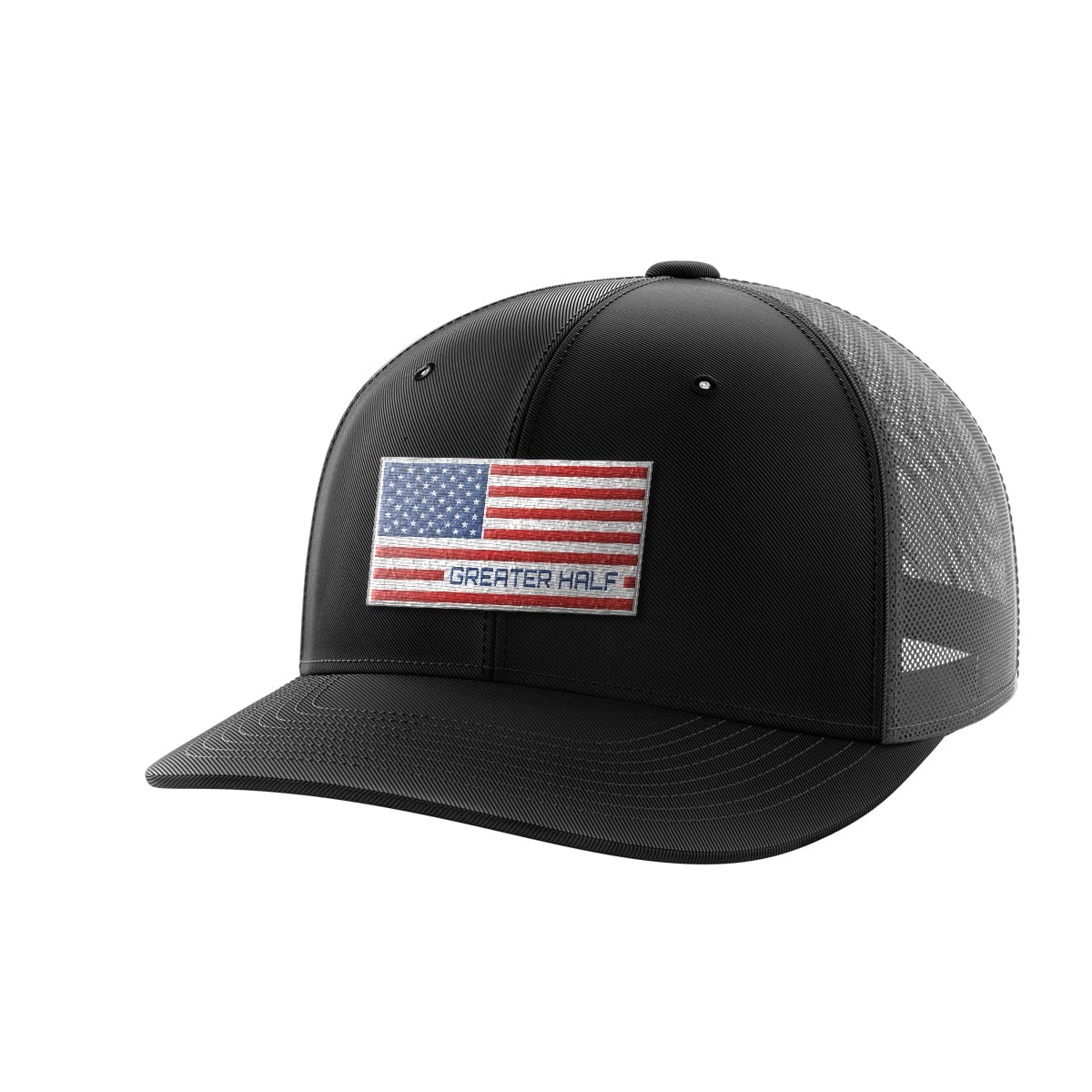 American Flag Woven Patch Hat - Patriotic Embroidered Baseball Cap for Men & Women - Perfect for 4th of July, Veterans Day, and Outdoor Events