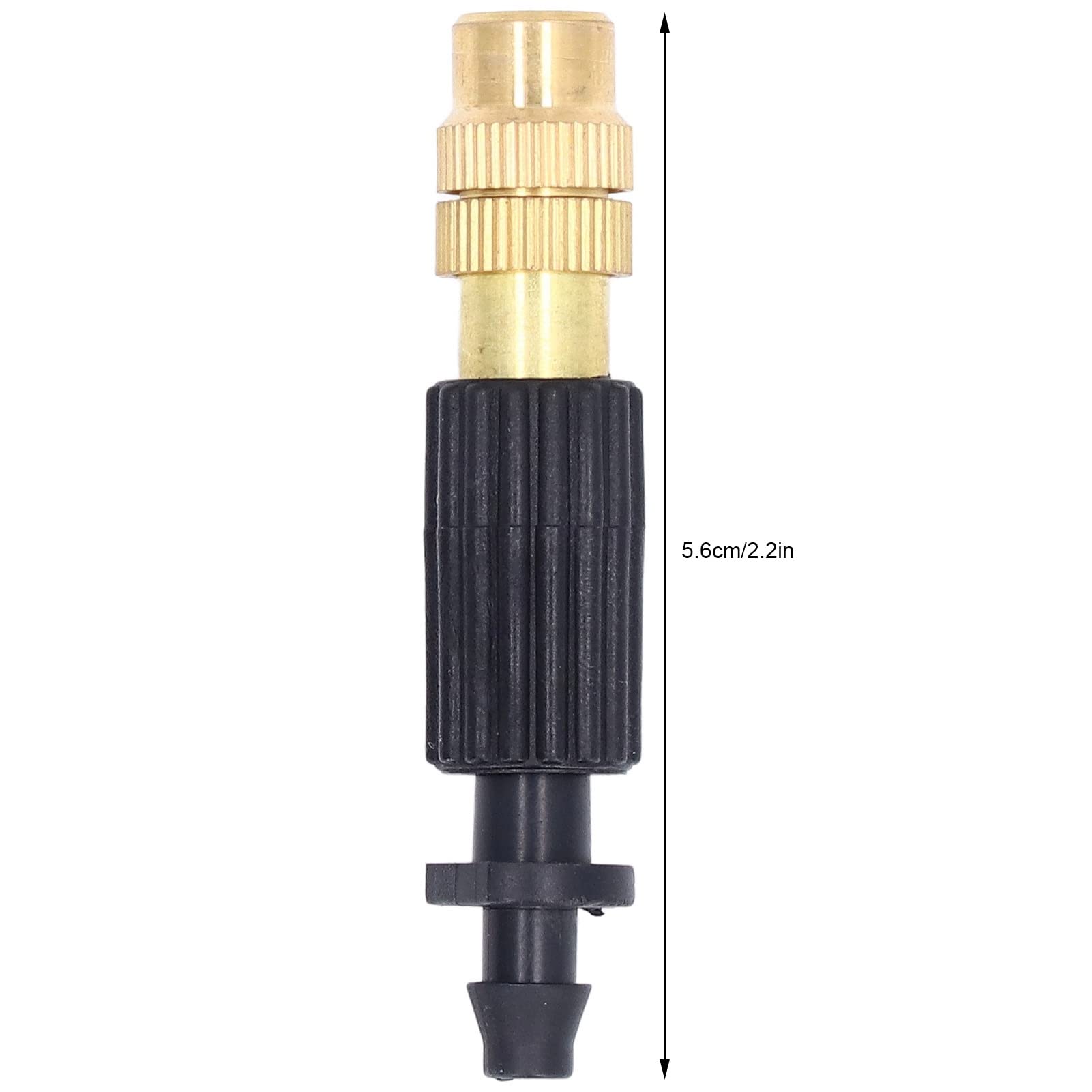 10pcs Adjustable Misting Nozzle 4mm/7mm - Fine Atomizing Spray Nozzles for Garden, Agricultural Drip Irrigation & Outdoor Cooling | Perfect for Greenhouses, Patios, and Hydroponic Systems