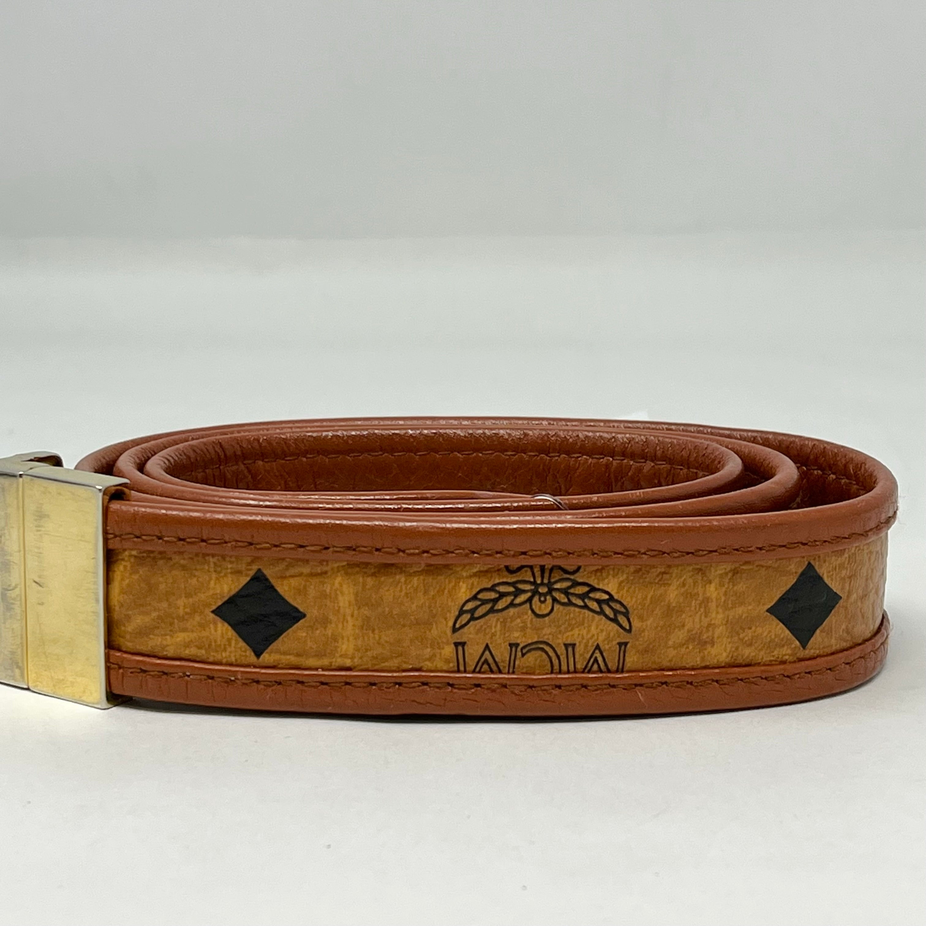 Authentic MCM Belt for Men & Women | Luxury Designer Reversible Buckle | Perfect for Casual, Office & Travel Outfits