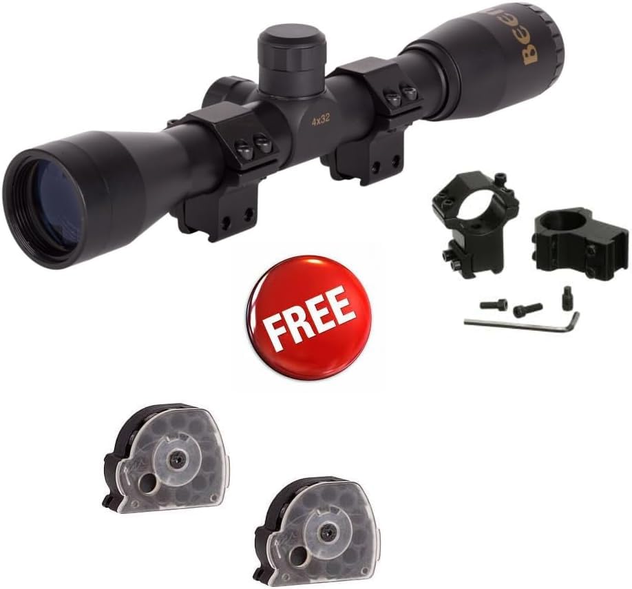 Beeman PCP Multi-Shot Underlever Bullpup Air Rifle - 12 Shot Capacity with European Wood Stock | Includes Scope & Mount | Perfect for Hunting, Target Shooting & Pest Control